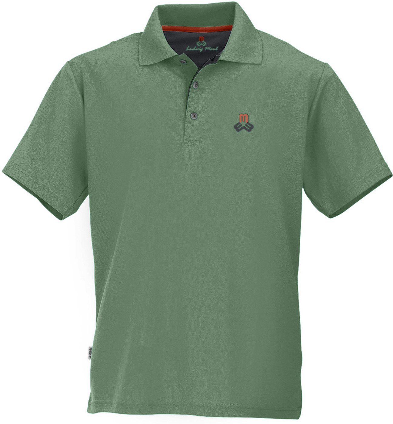 Maul Poloshirt Spiez fresh - 1/2 Poloshirt MINERAL GREEN