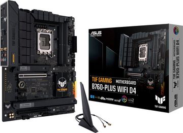 Asus TUF GAMING B760-PLUS WIFI D4 Mainboard, Intel B760, ATX, DDR4 Speicher, PCIe 5.0, 2x M.2, WiFi6