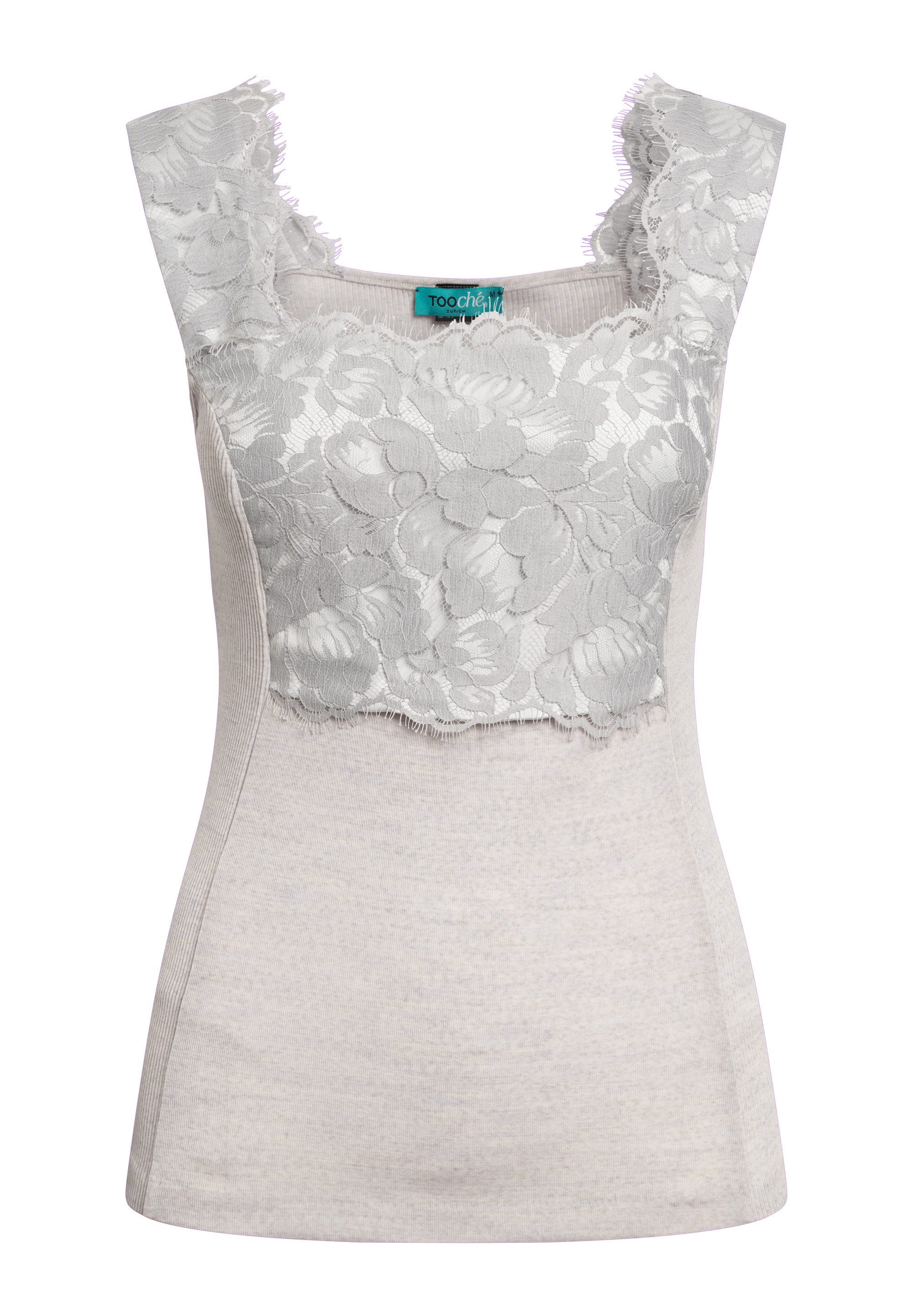 Tooche Blusentop Top "Frosted Elegance" (1-tlg)