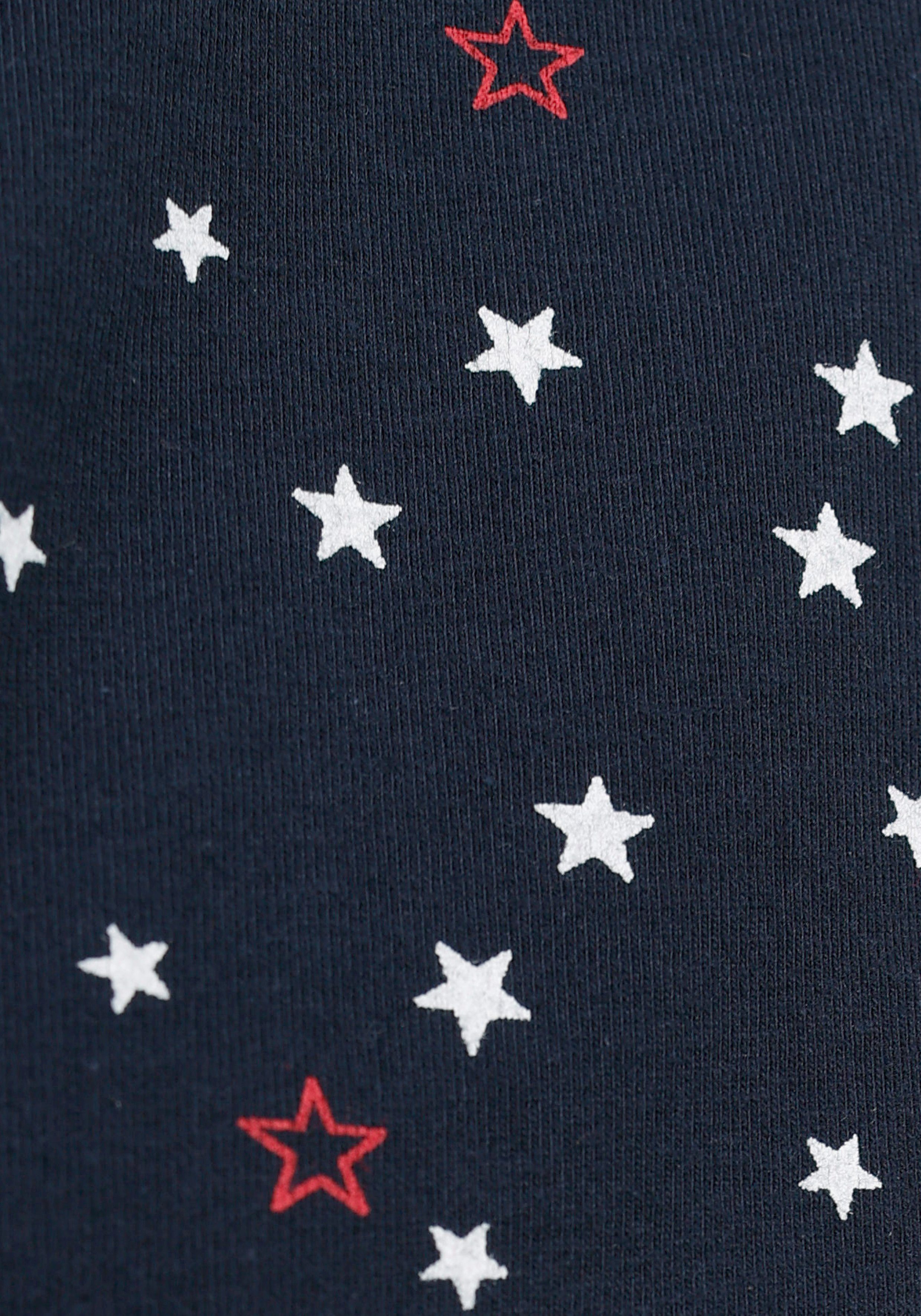 KangaROOS Jerseykleid, Skaterkleid in schönen Allover-Muster für Partys und Treffen mit Freunden, kniefrei, modisch