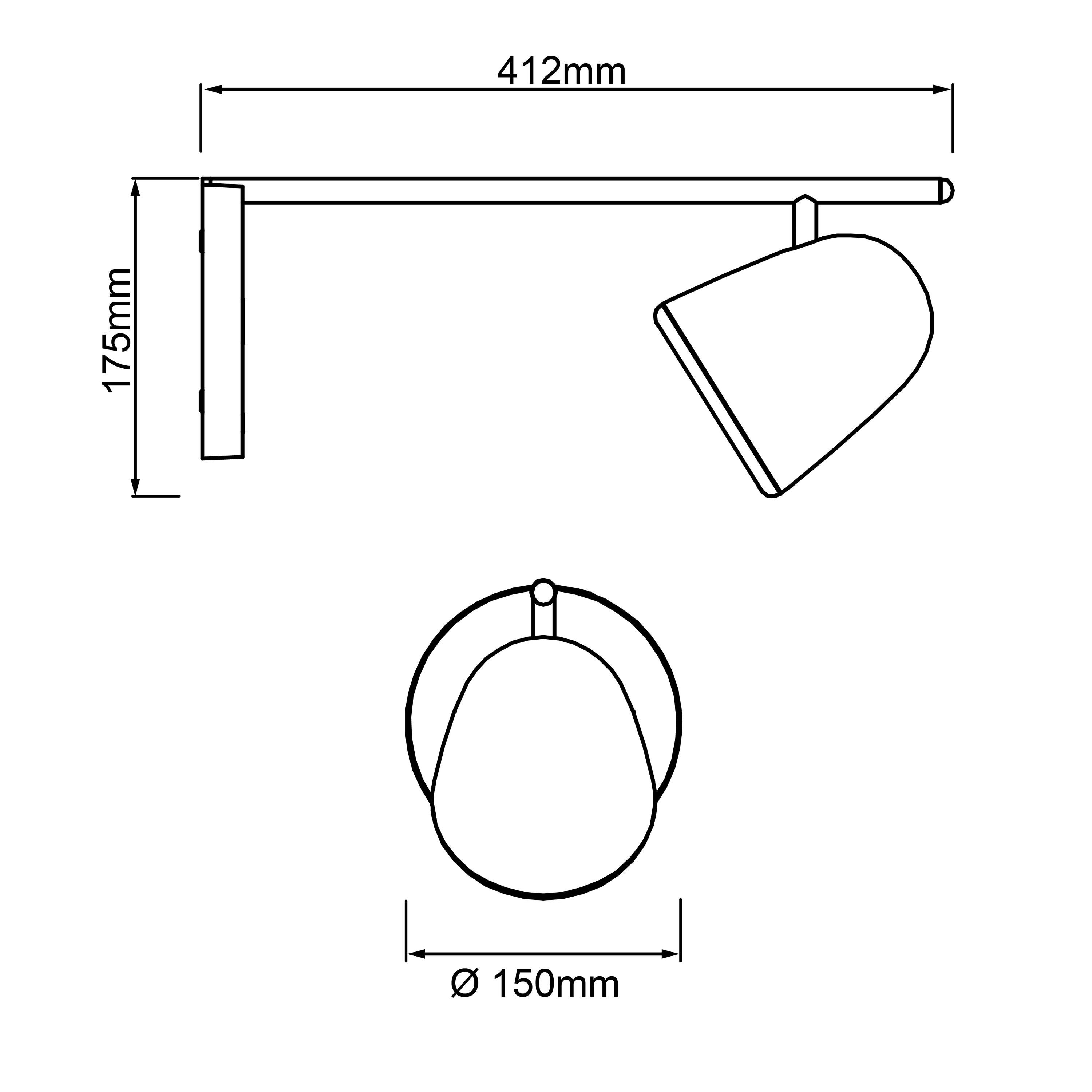 LED Nede int LED 3000-4700K, Tischleuchte Lampe, Induktionsladeschale Tischleuchte mit weiß, Nede, 1x Brilliant