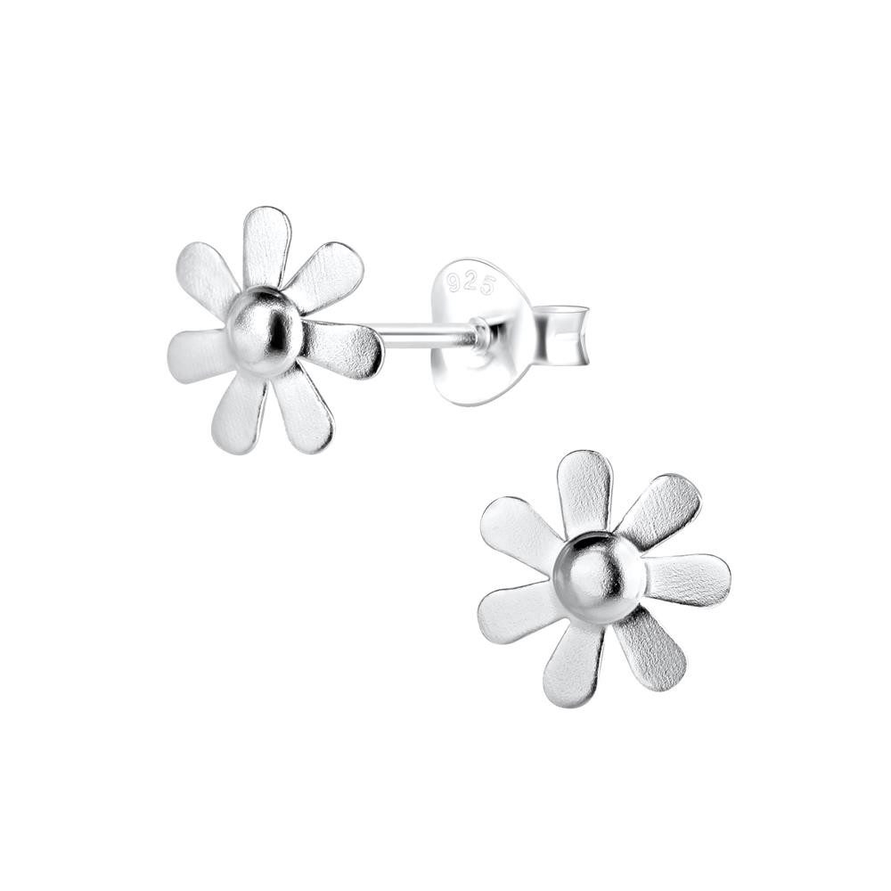 Ohrring-Set Ohrstecker Blume aus 925 Silber Kinder