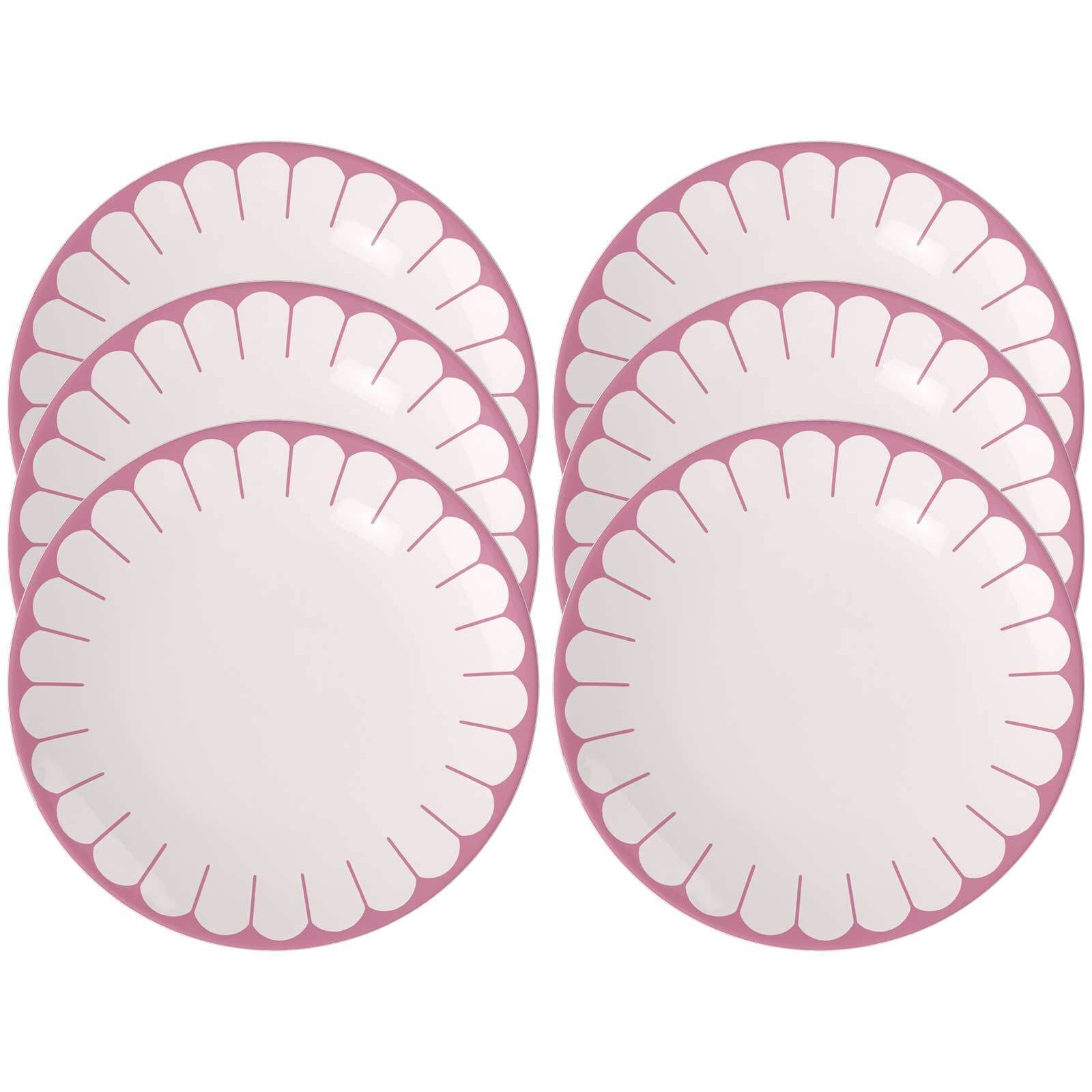 Villeroy & Boch Speiseteller Fleur Couleur Speiseteller ø 26,6 cm 6er Set, (6 St)