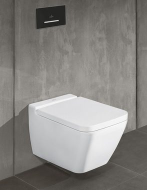 Villeroy & Boch WC-Sitz Finion, Mit Absenkautomatik und QuickRelease 377 x 455 x 41 mm - Weiß Alpin