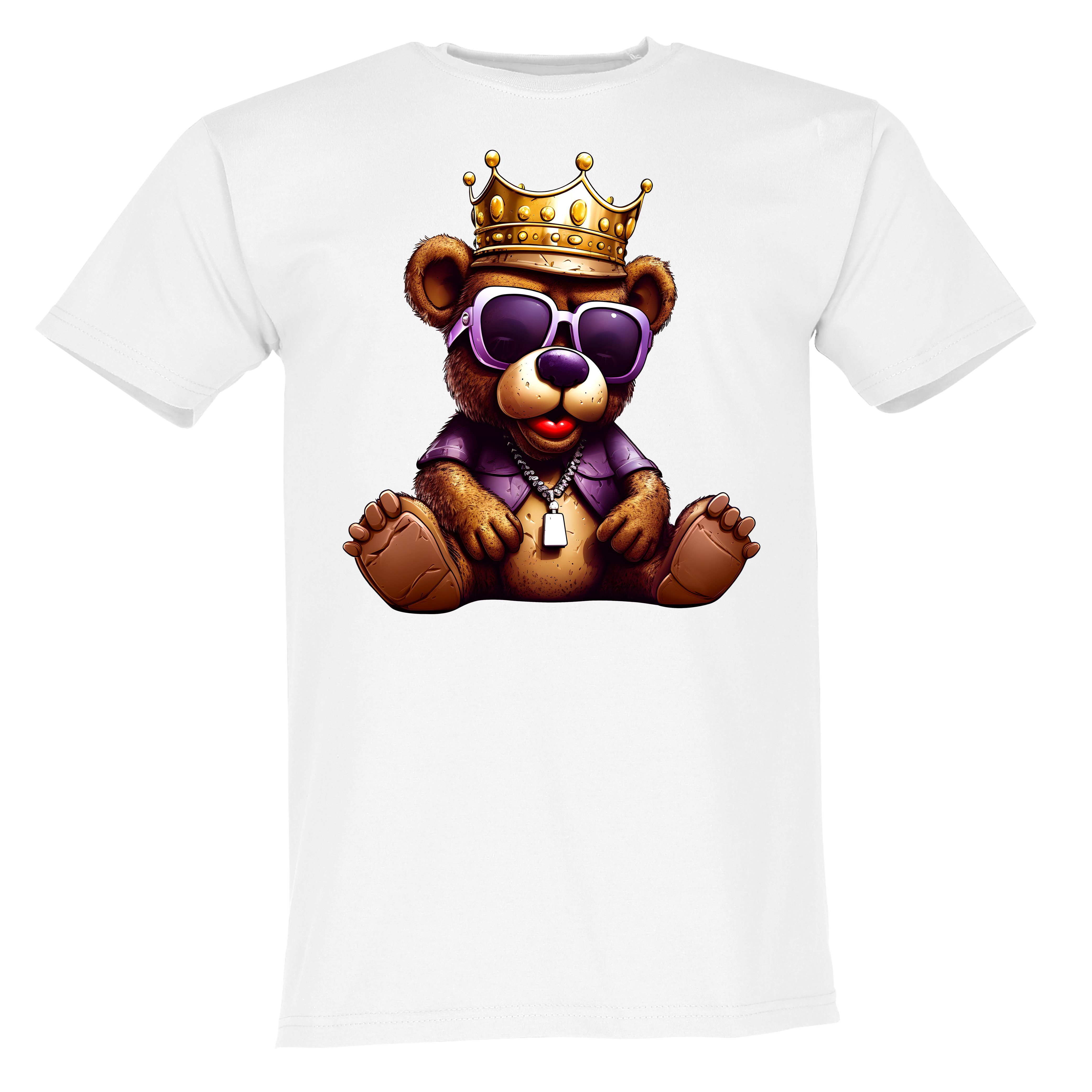 Banco T-Shirt Herren Gangster Bär Krone günstig online kaufen