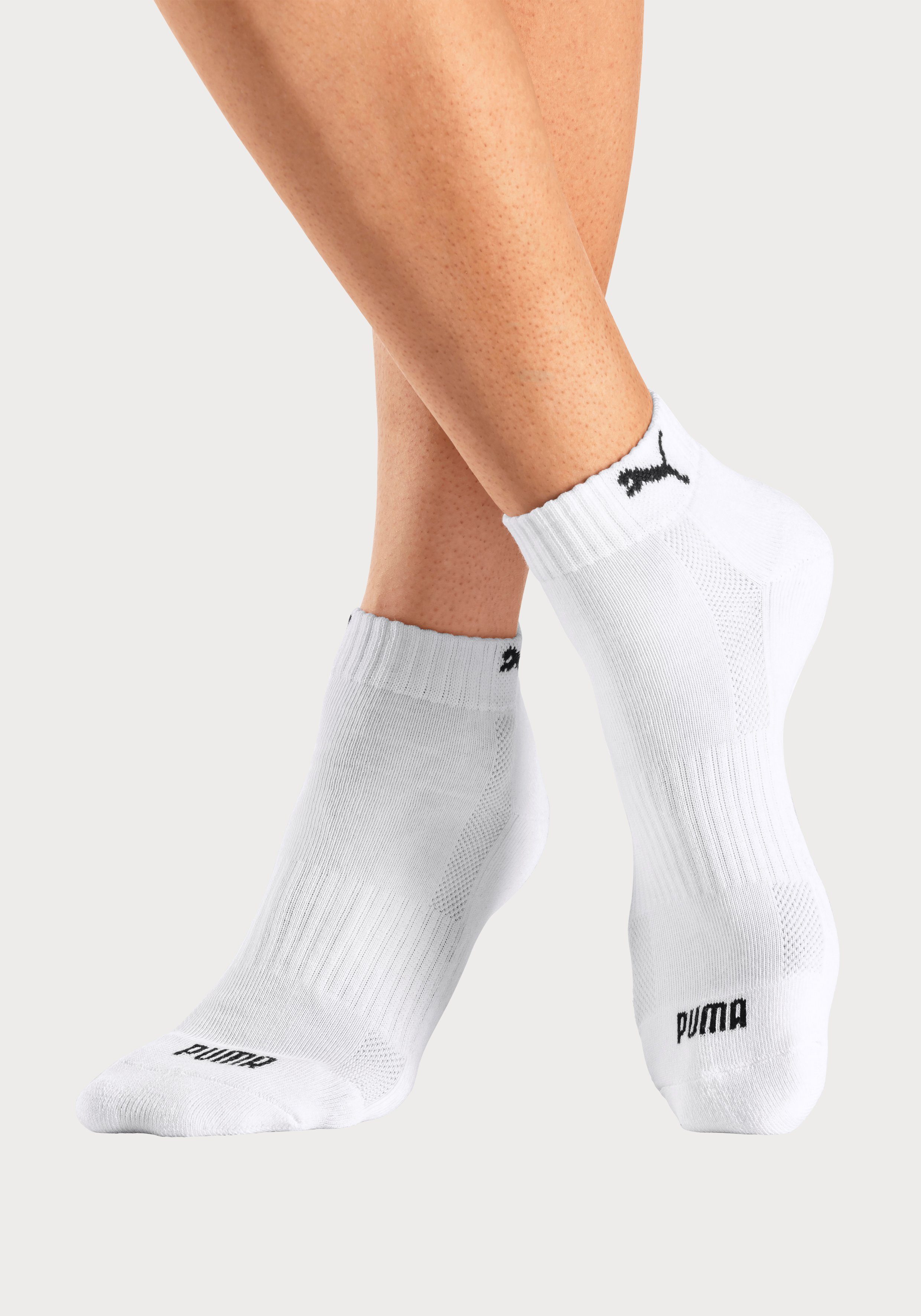 PUMA Kurzsocken (3-Paar) mit Frotteesole