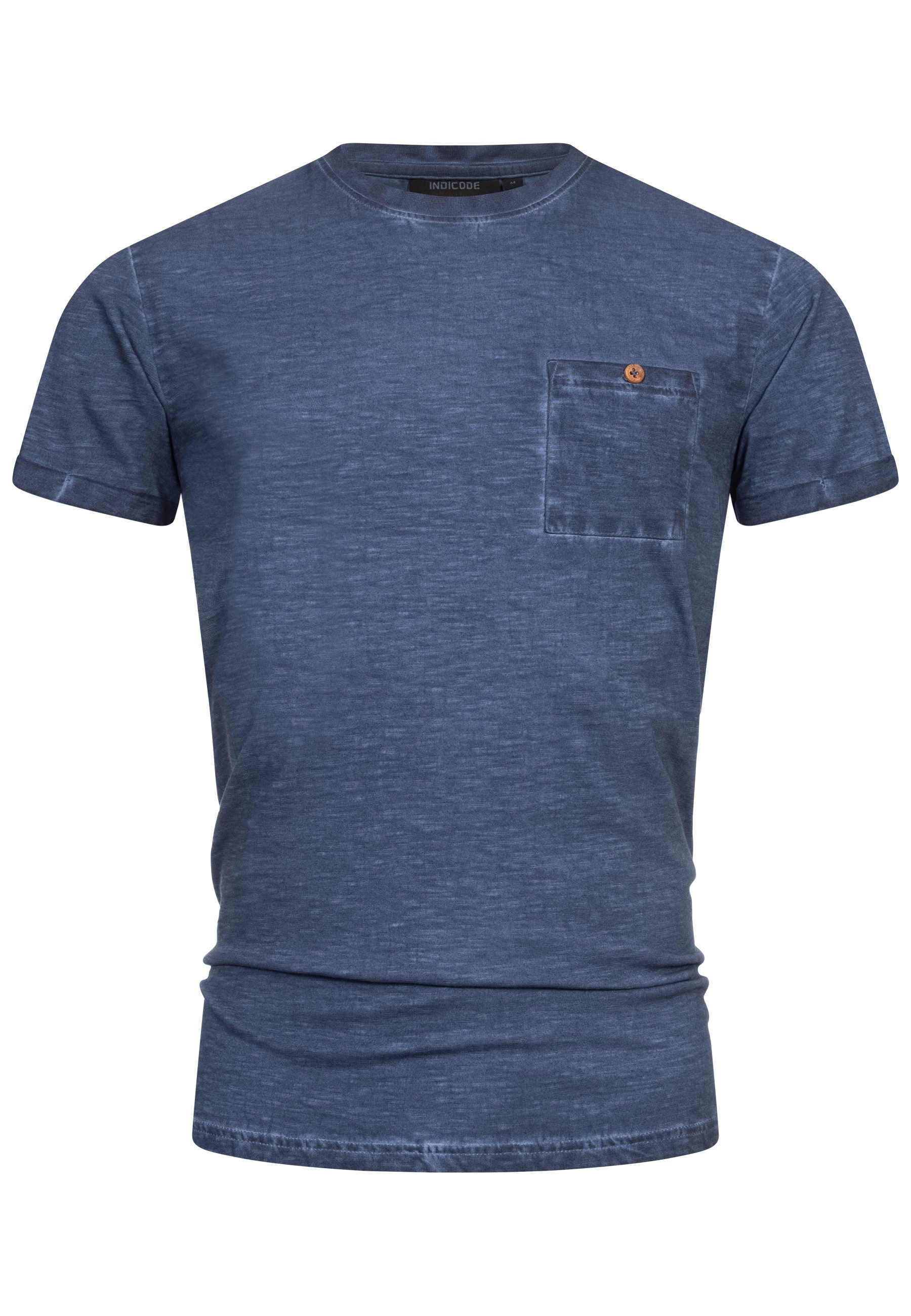 Indicode T-Shirt INKilmon T-Shirt mit Rundhals-Ausschnitt günstig online kaufen