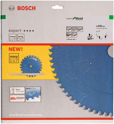 Bosch Professional Kreissägeblatt »Kreissägeblatt Expert for Wood«, 250 x 30 x 2,4 mm, 60