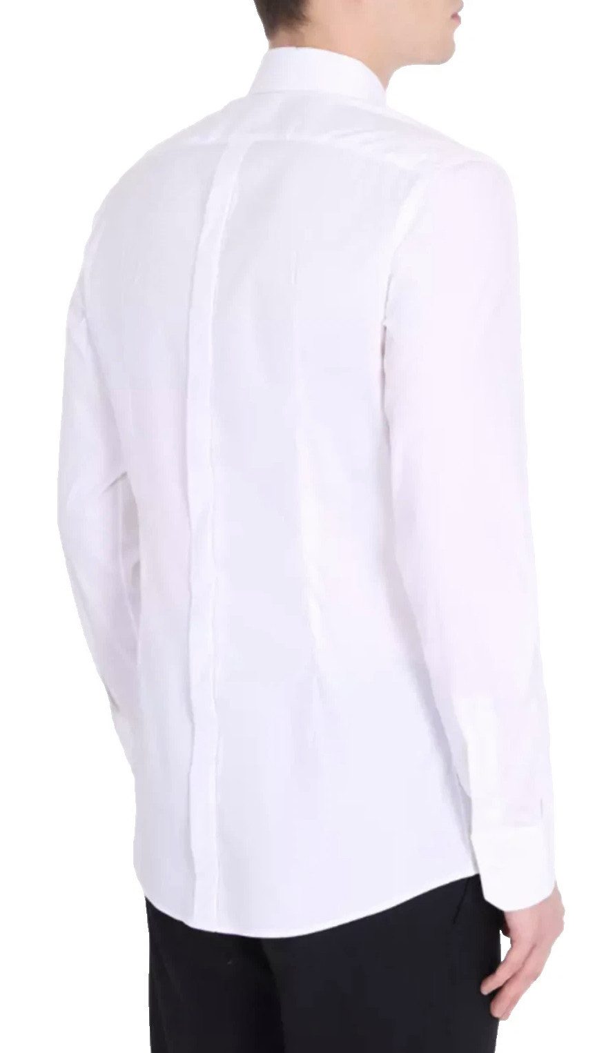 DOLCE & GABBANA Langarmhemd DOLCE & GABBANA GOLD CLASSIC STRETCH COTTON SUIT SHIRT ANZUG TUXEDO HE Teil der Sartorial-Kollektion. Fokus auf Handwerk und Eleganz