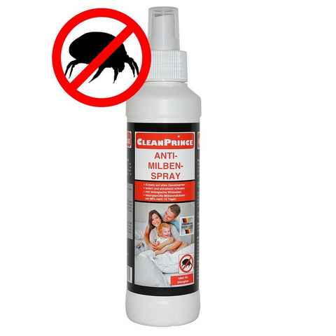 CleanPrince Anti-Milben-Spray Bett- & Hausstaubmilben Reinigungsspray (Bettwanzen Bettmilben)