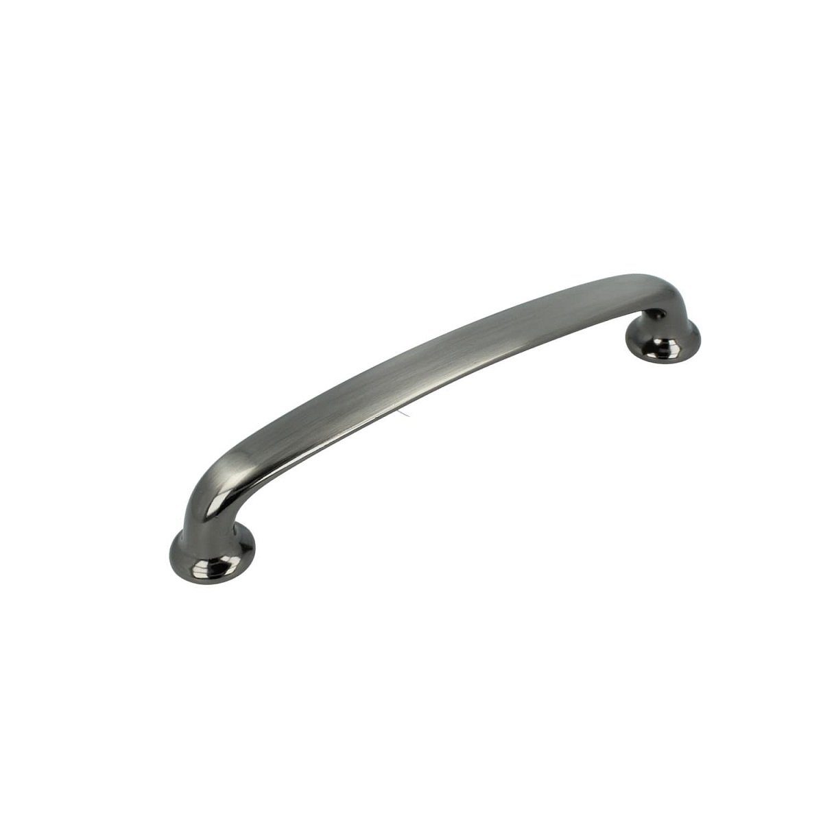 Möbelbeschlag Schubladengriff 160mm Lochabstand schwarz Chrom
