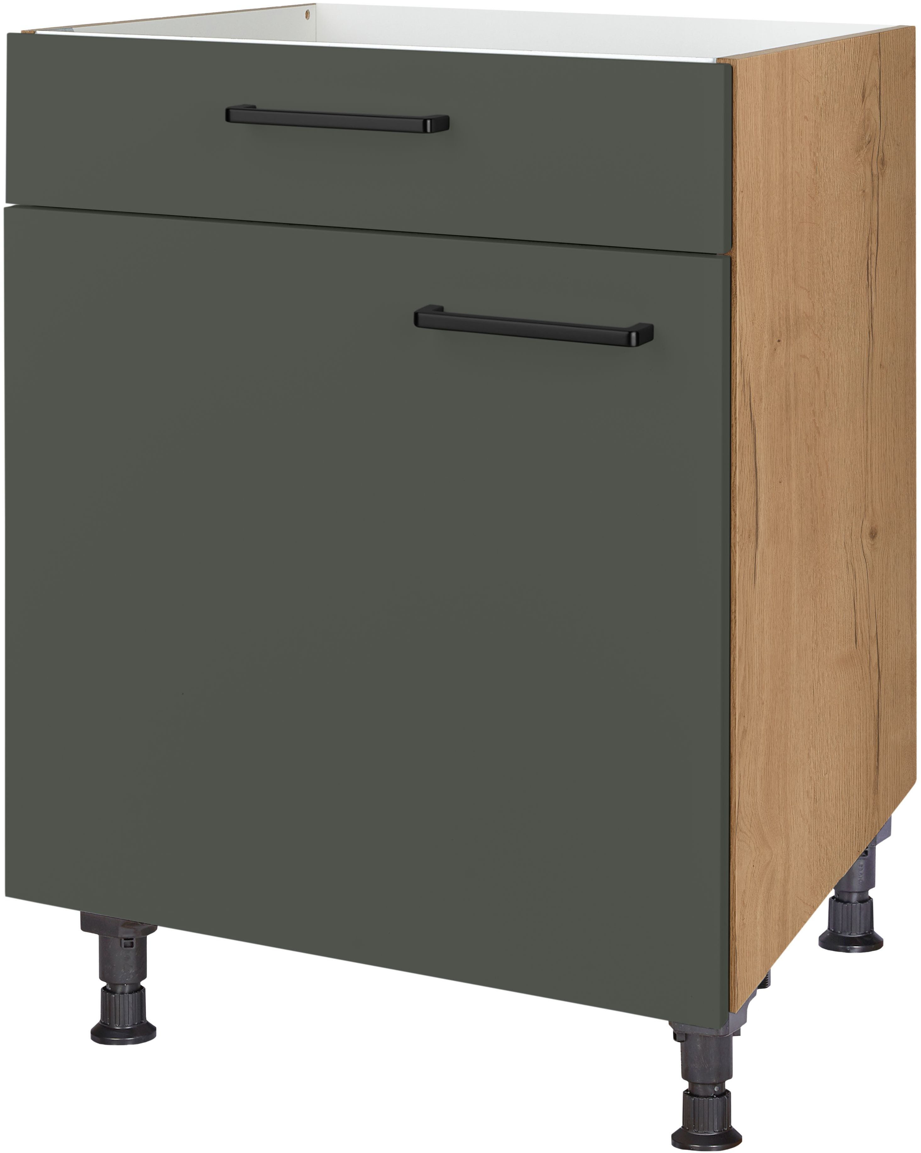 nobilia® Kochfeldumbauschrank "Easytouch", mit Schukasten und Tür, Ausrichtung wählbar vormontiert, Breite 60 cm