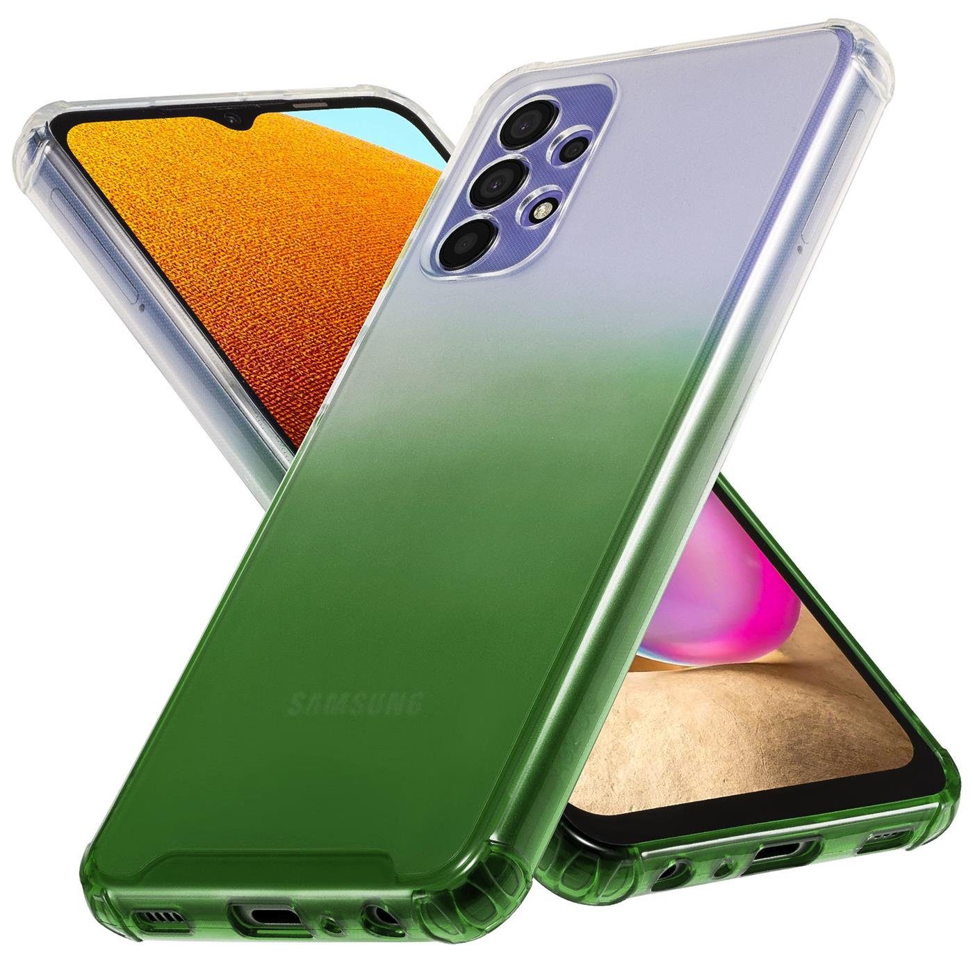 CoolGadget Handyhülle Farbverlauf Twilight Hülle für Samsung Galaxy A32 5G  6,5 Zoll, Robust Hybrid Slim Cover Kamera Schutz Hülle für Samsung A32 5G  Case