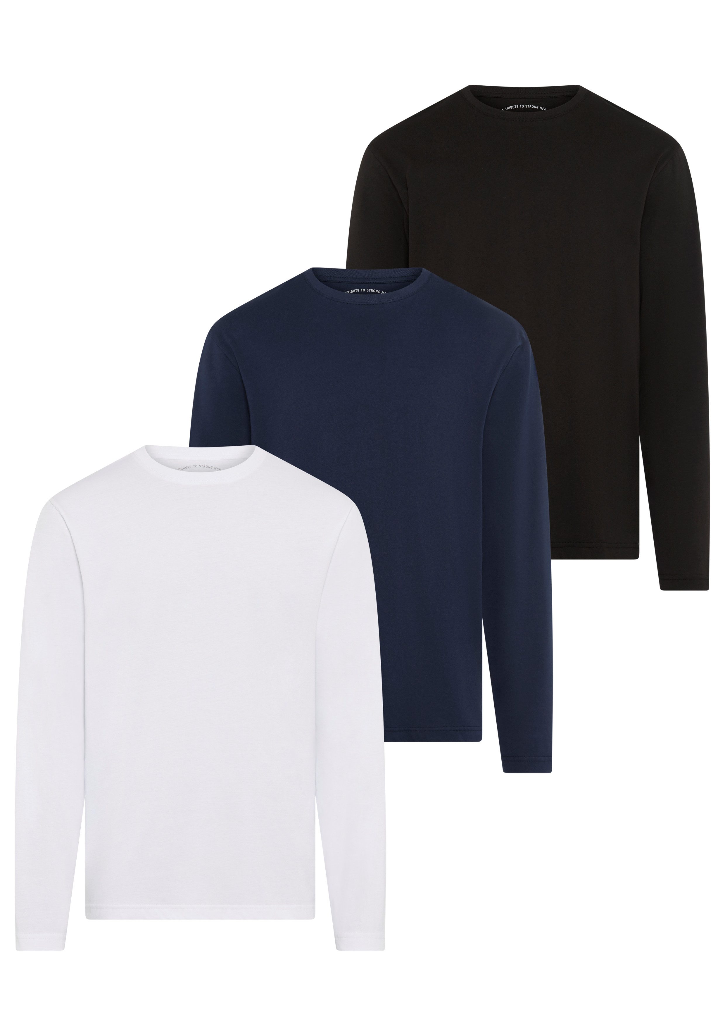 Man's World Langarmshirt neue Farbe ! günstig online kaufen