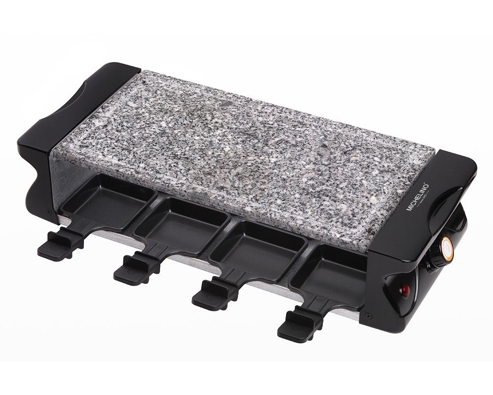 Michelino Raclette Michelino Raclette BBQ-Grill für 8 Pers. mit 8 Steinplatte ganz
