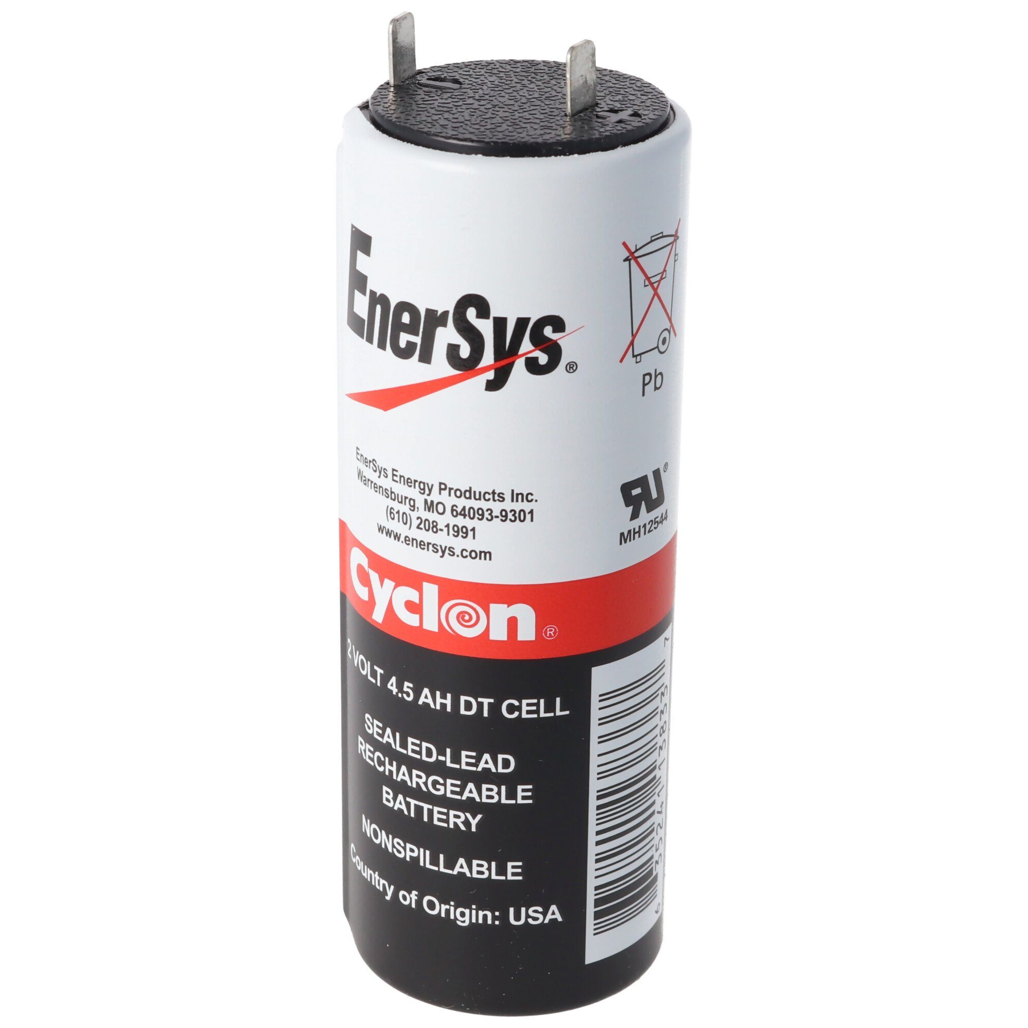 Hawker EnerSys Hawker Cyclon Reinblei 2V 4,5Ah 0860-0004, Hawker Akku Pb4,5-2 Faston Akku 4500 mAh (2,0 V)
