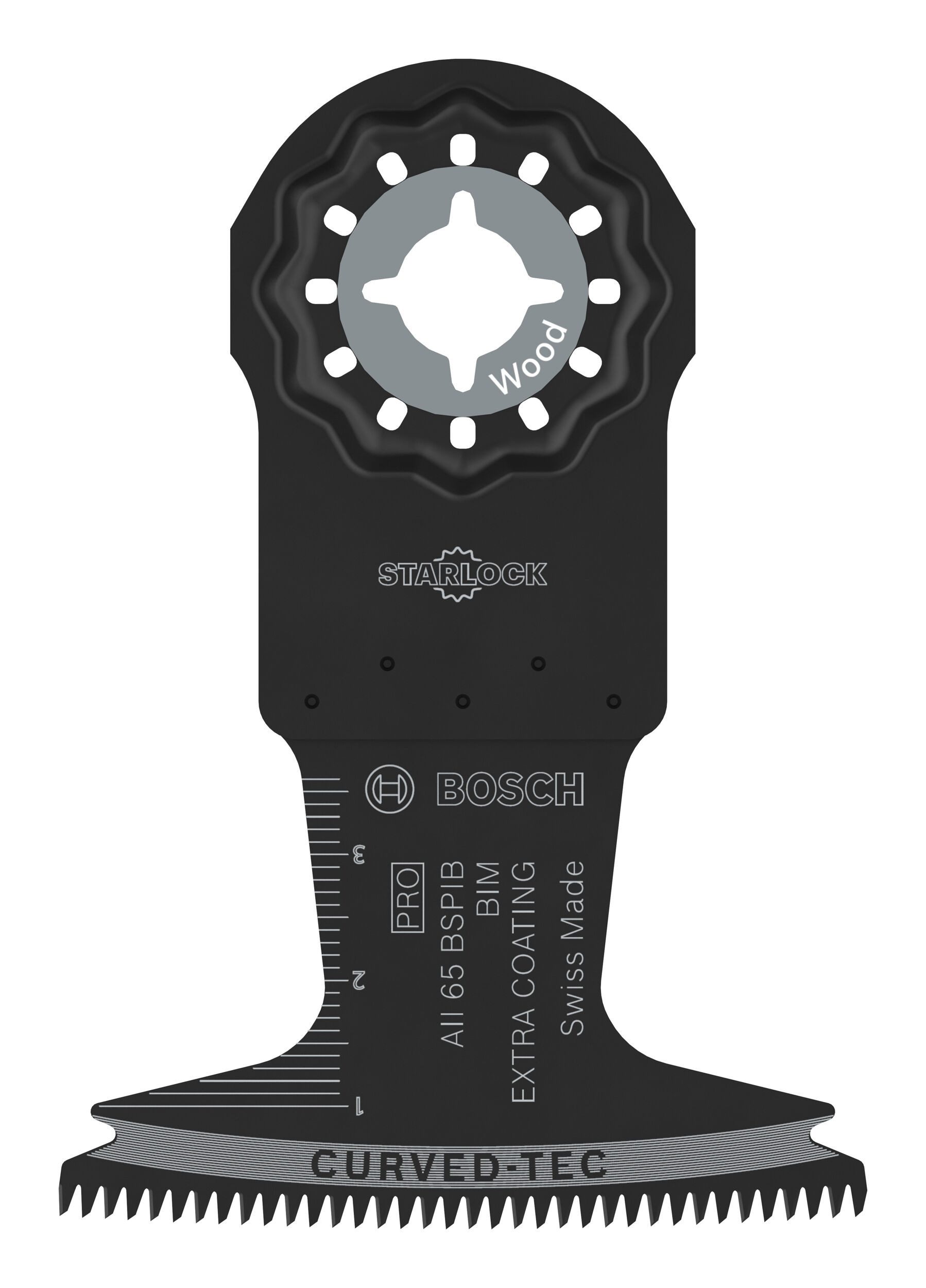 BOSCH Tauchsägeblatt Pro AII (10 Stück), AII 65 BSPIB für Multifunktionswerkzeuge, 65 x 40 mm - 10er-Pack