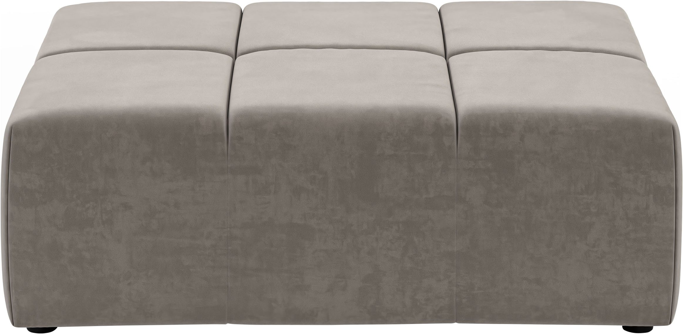 Home affaire Polsterhocker Ancona, passend zur "Ancona"-Polsterserie, auch in Cord + Easy Care