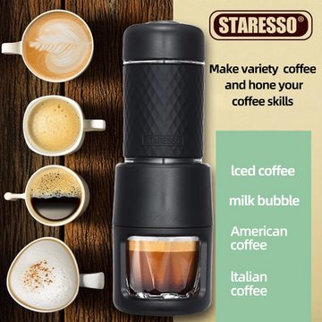 YI Espressomaschine Espressomaschine Tragbare Kaffeemaschine Handpresso mit EspressoKaffee