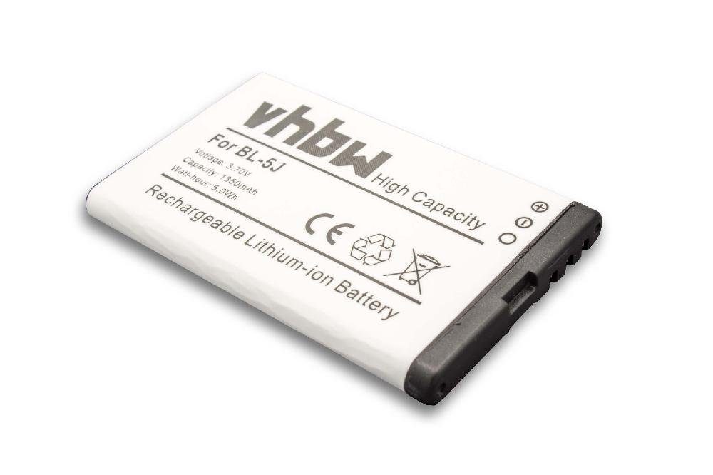 vhbw kompatibel mit Doro Primo 365 Smartphone-Akku Li-Ion 1350 mAh (3,7 V)