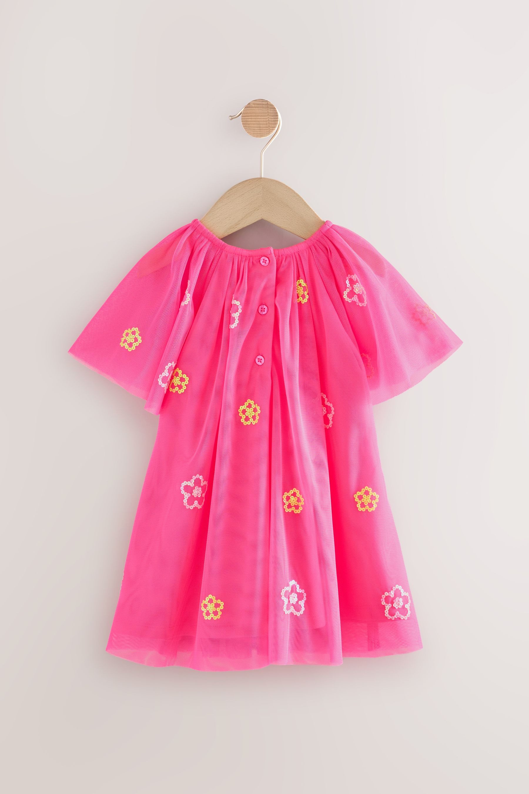 Next Tüllkleid Pailletten-Meshkleid (1-tlg) günstig online kaufen