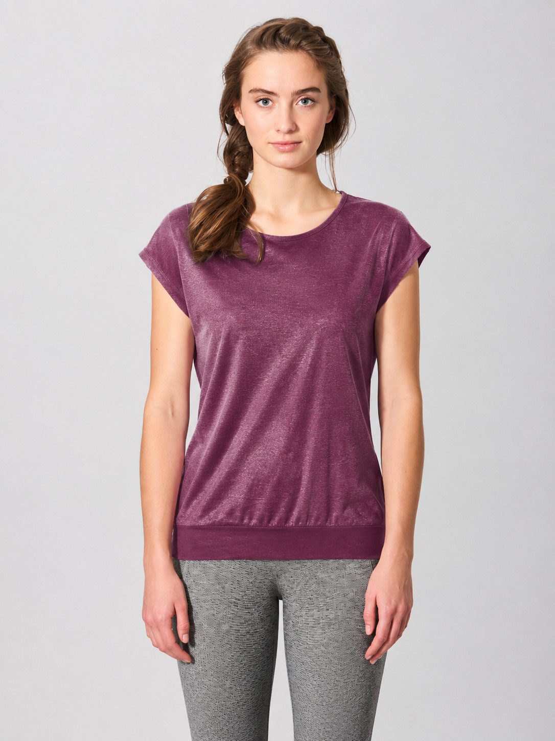 HempAge T-Shirt Ärmelloses Yogashirt aus Hanf & Bio-Baumwolle – Normal Fit