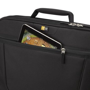 Case Logic Laptoptasche 15.6" Laptop-Tasche, für 15,6 Zoll Laptop Notebook, Schultergurt, Arbeitstasche, Schultasche, Komfortabel, mit Organizer-System, schwarz