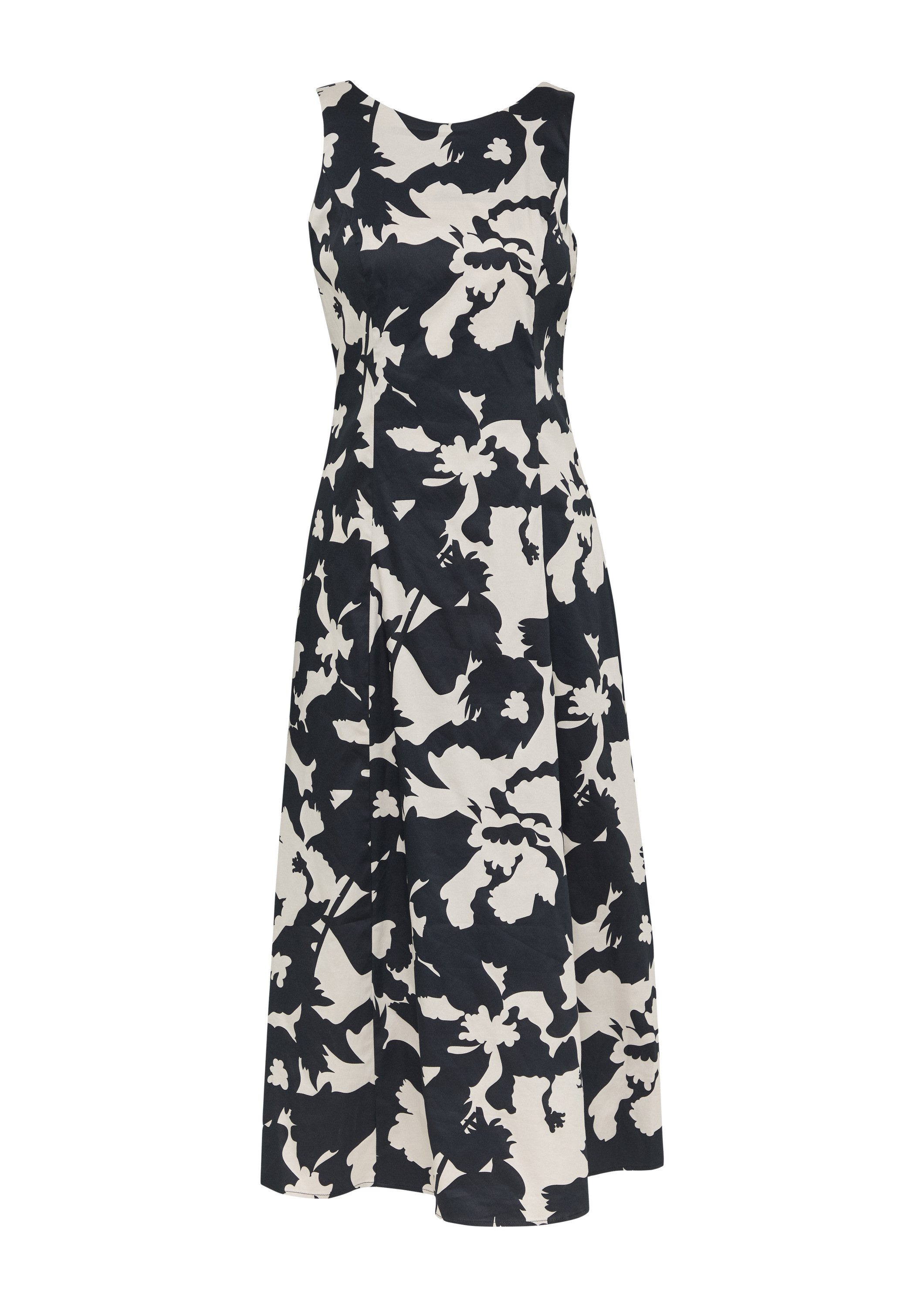 comma Midikleid Kleid Tailliertes Maxi-Kleid aus günstig online kaufen