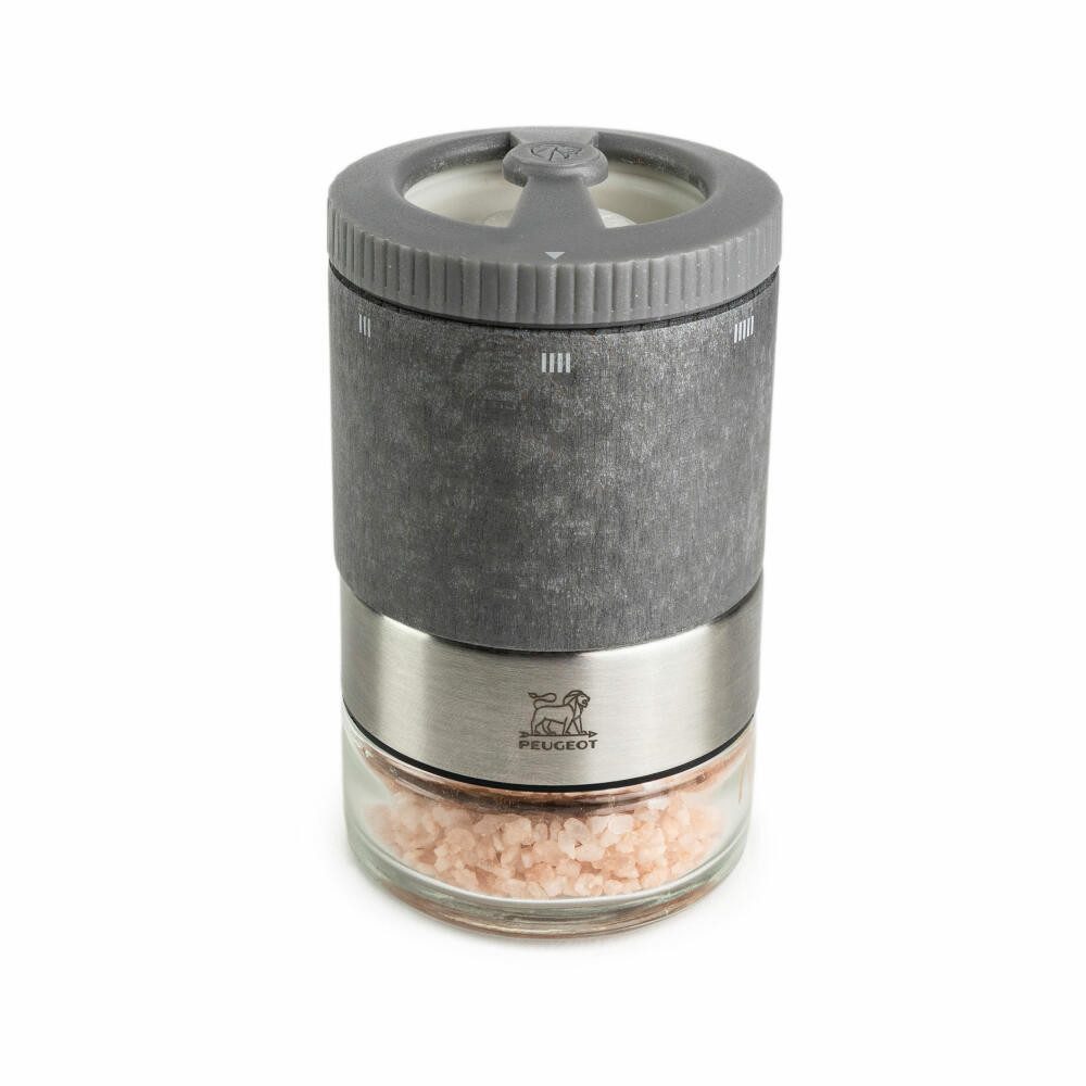 PEUGEOT Salzmühle MAESTRO 11cm Salzbar Zirkonia-Mahlwerk Buchenholz Glas Manuell