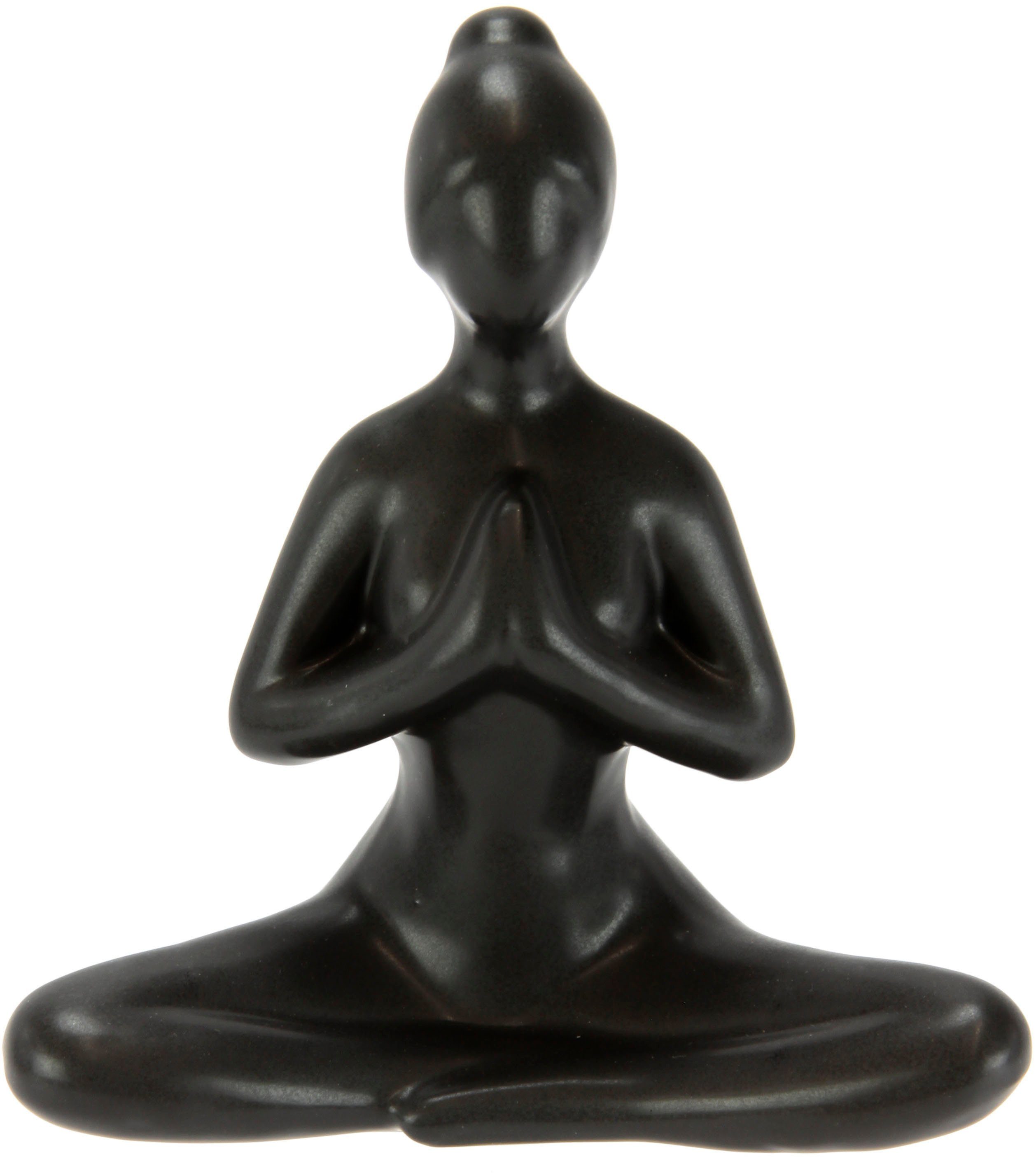 I.GE.A. Dekofigur Yoga-Frau, 2er Set, Yogafigur, Yogaskulptur