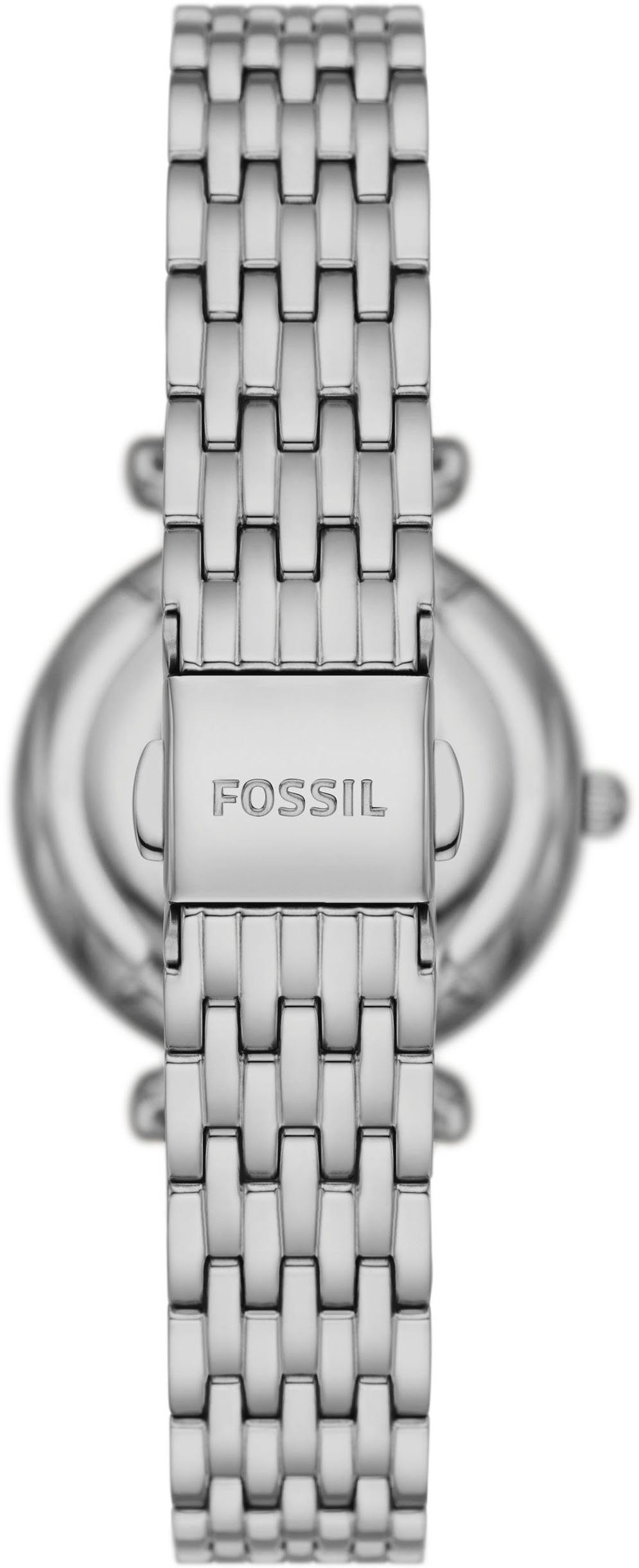 Fossil Quarzuhr (Set, Geschenk ideal mit Armband), 2-tlg., ES5315SET, als auch CARLIE