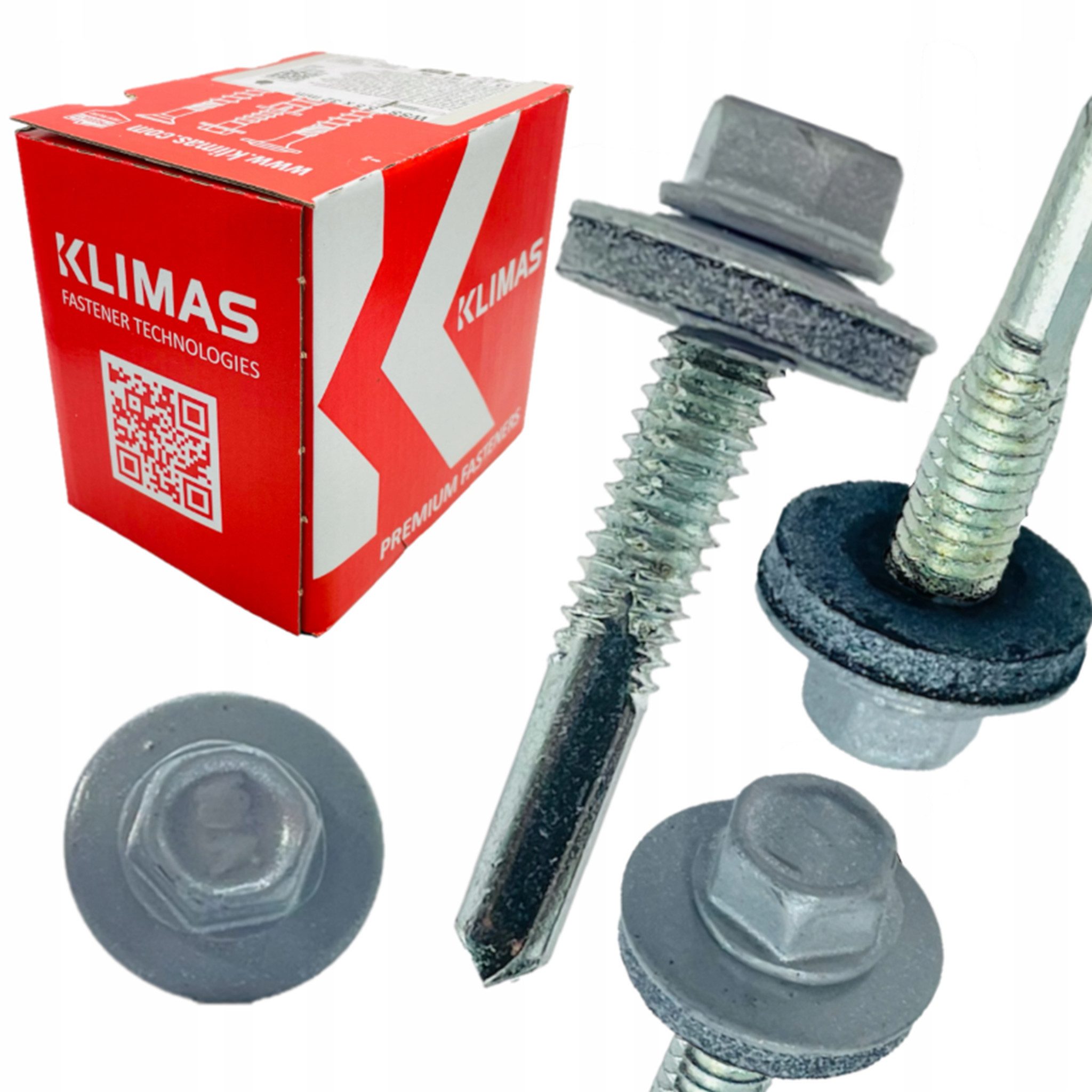 Klimas Blechschraube WSS Selbstbohrschraube Metall in verschiedenen RAL Farben