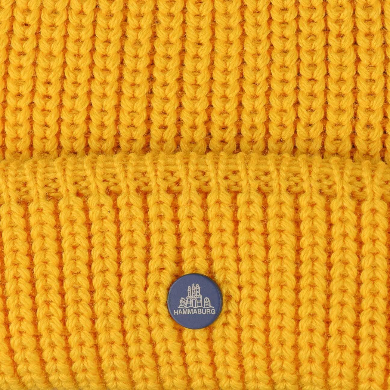 Schiebermütze in Mütze Umschlag, Italy (1-St) Made Hammaburg mit gelb