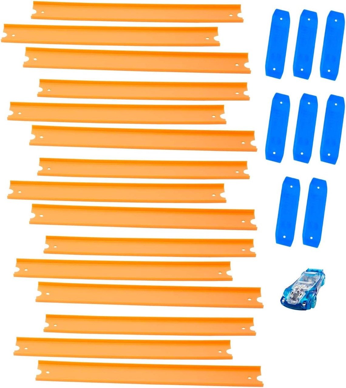 Mattel® Autorennbahn Mattel BHT77 - Hot Wheels Track Builder Gerader Track mit Fahrzeug
