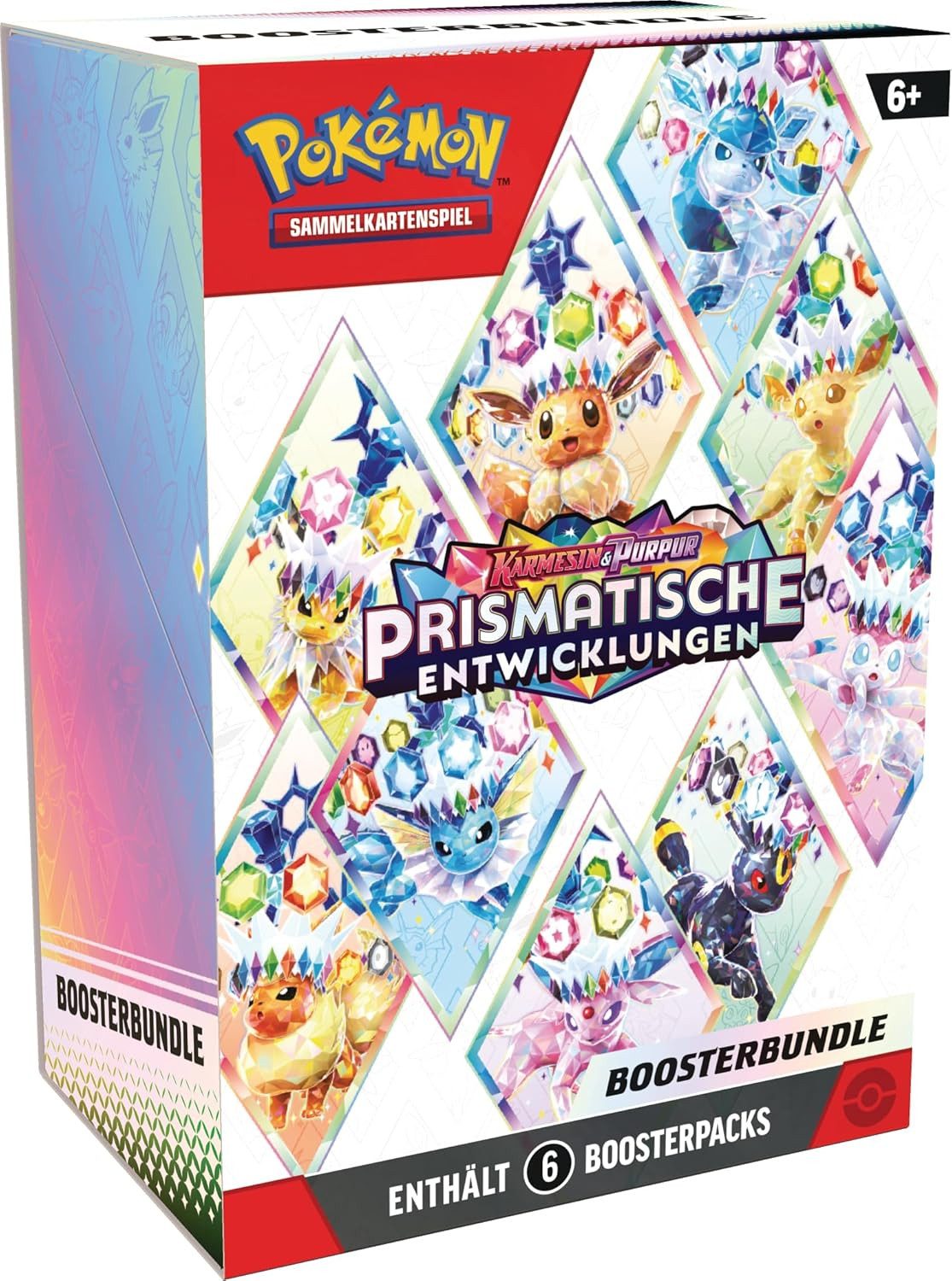 Sammelkarte Karmesin & Purpur – Prismatische Entwicklungen Booster Bundle Deutsch