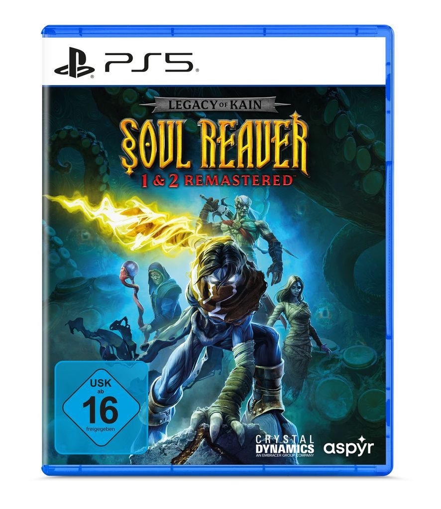 Legacy of Kain: Soul Reaver 1 & 2 Remastered (Blu-ray Disc), PlayStation 5