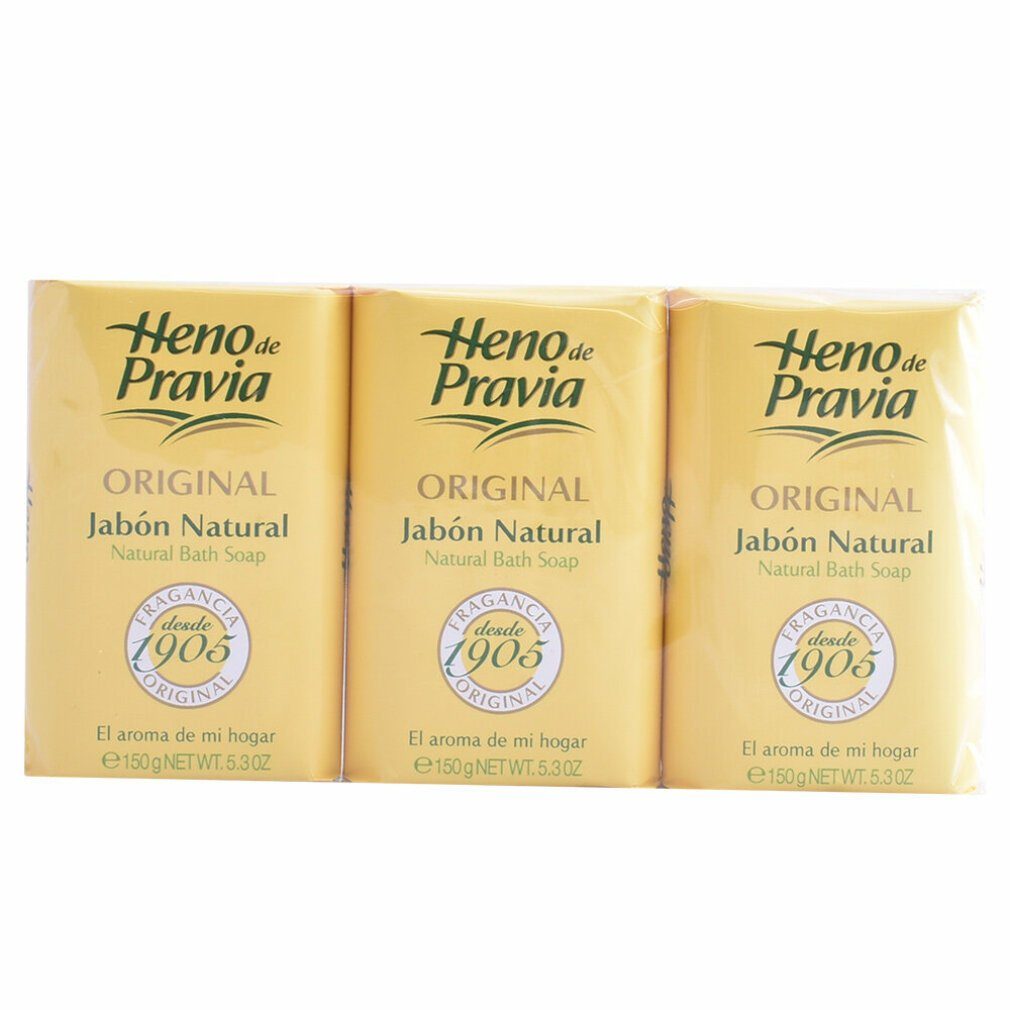 Heno De Pravia Duschgel ORIGINAL JABON NATURAL LOTE 3 x 150 gr