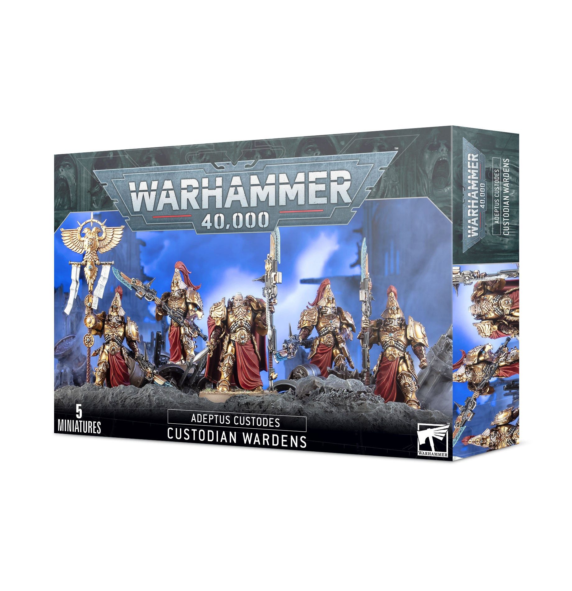 Games Workshop Spielfigur Warhammer: 40k Adeptus Custodes: Custodian Warden günstig online kaufen