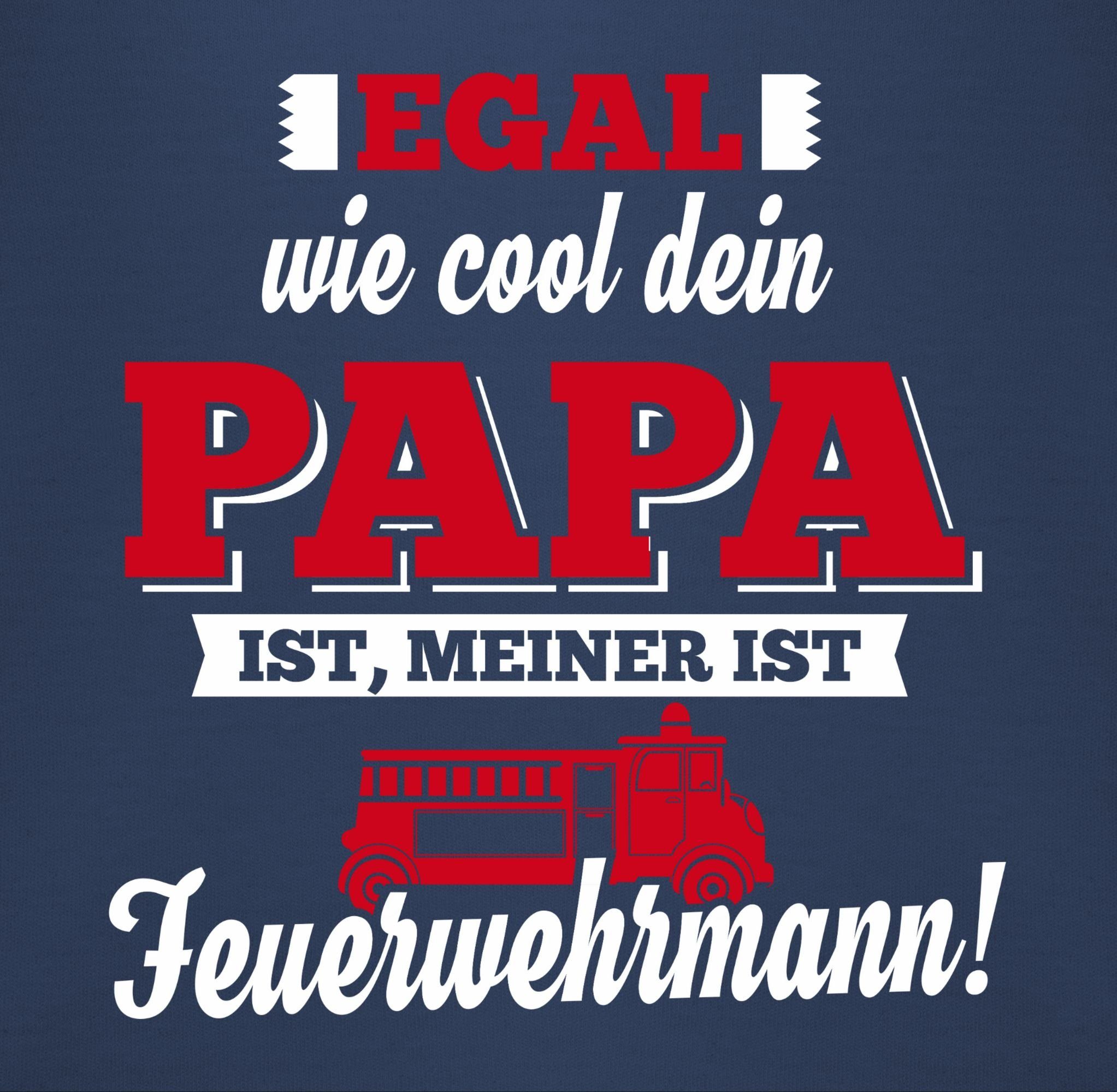 Papa Shirtracer Navy Feuerwehrmann Sweatshirt Sprüche Baby 1 Blau Mein