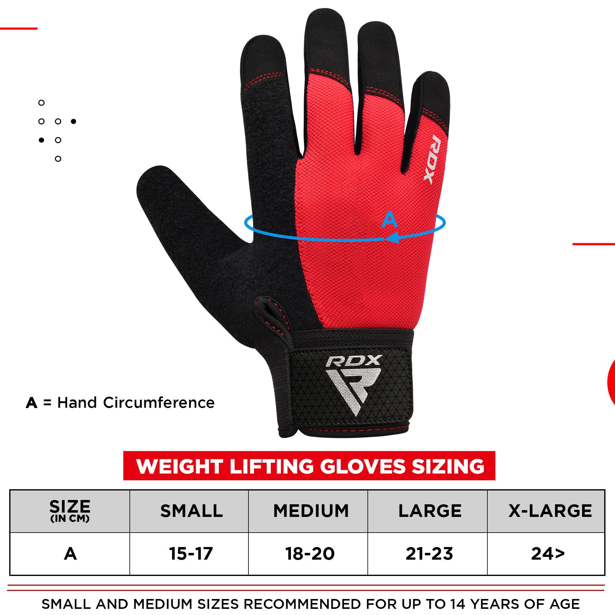 RDX Trainingshandschuhe RDX Fitness Handschuhe Full Finger Frauen Männer Gewichtheben Training