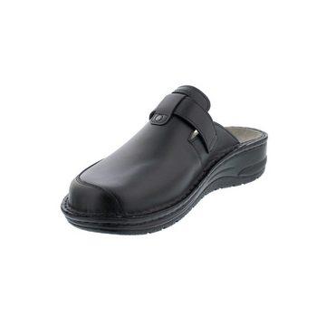 BERKEMANN TEC-PRO Mona Clog, Leder/Work, schwarz, Wechselfußbett, Weite H 09318 Clog