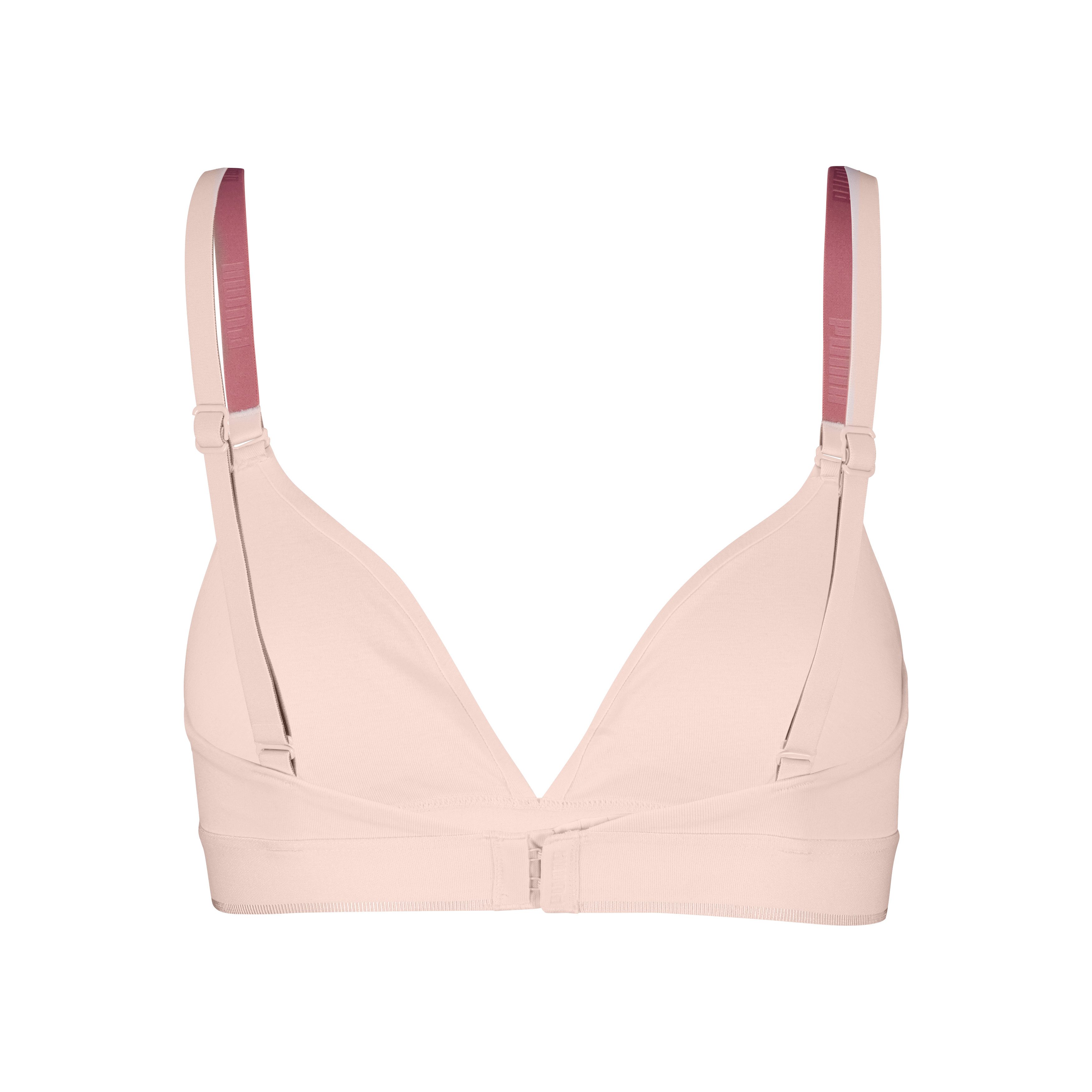 PUMA Bralette PUMA WOMEN COTTON TRIANGLE BRALETTE 1P herausnehmbare gepolsterte Cups für anpassungsfähigen Look – Bild 4 von 4
