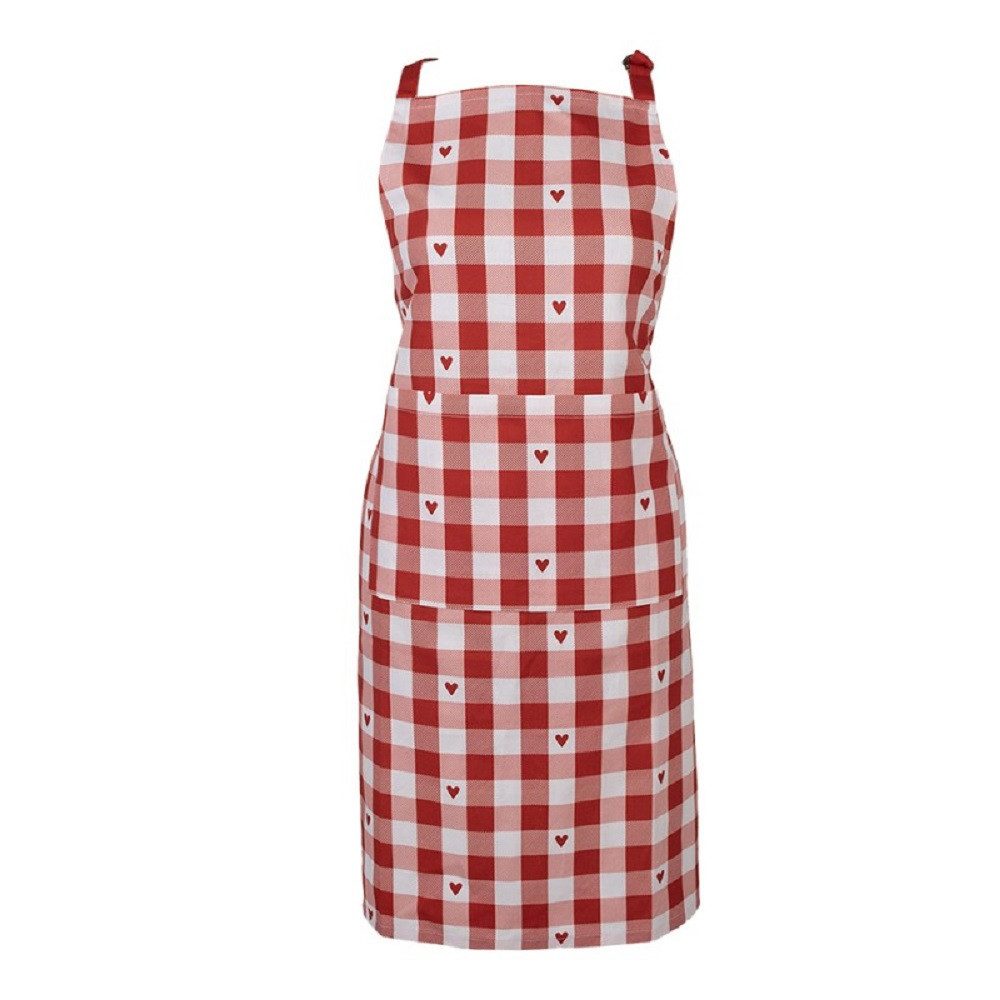 Clayre & Eef Kochschürze Hearts Red günstig online kaufen