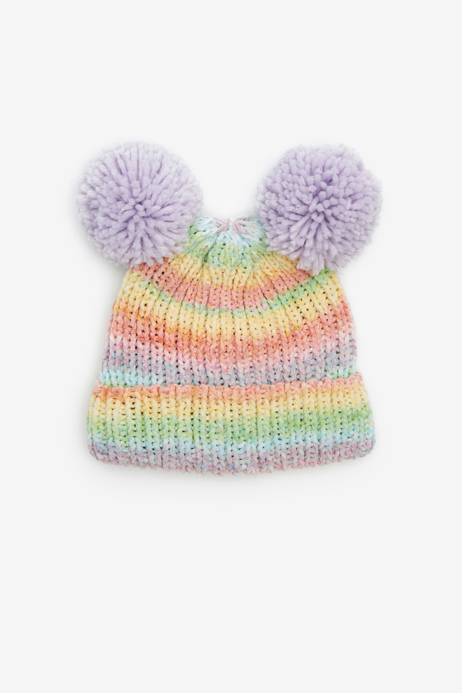 NEXT Strickmütze Strickmütze mit doppeltem Bommel 1-St mehr