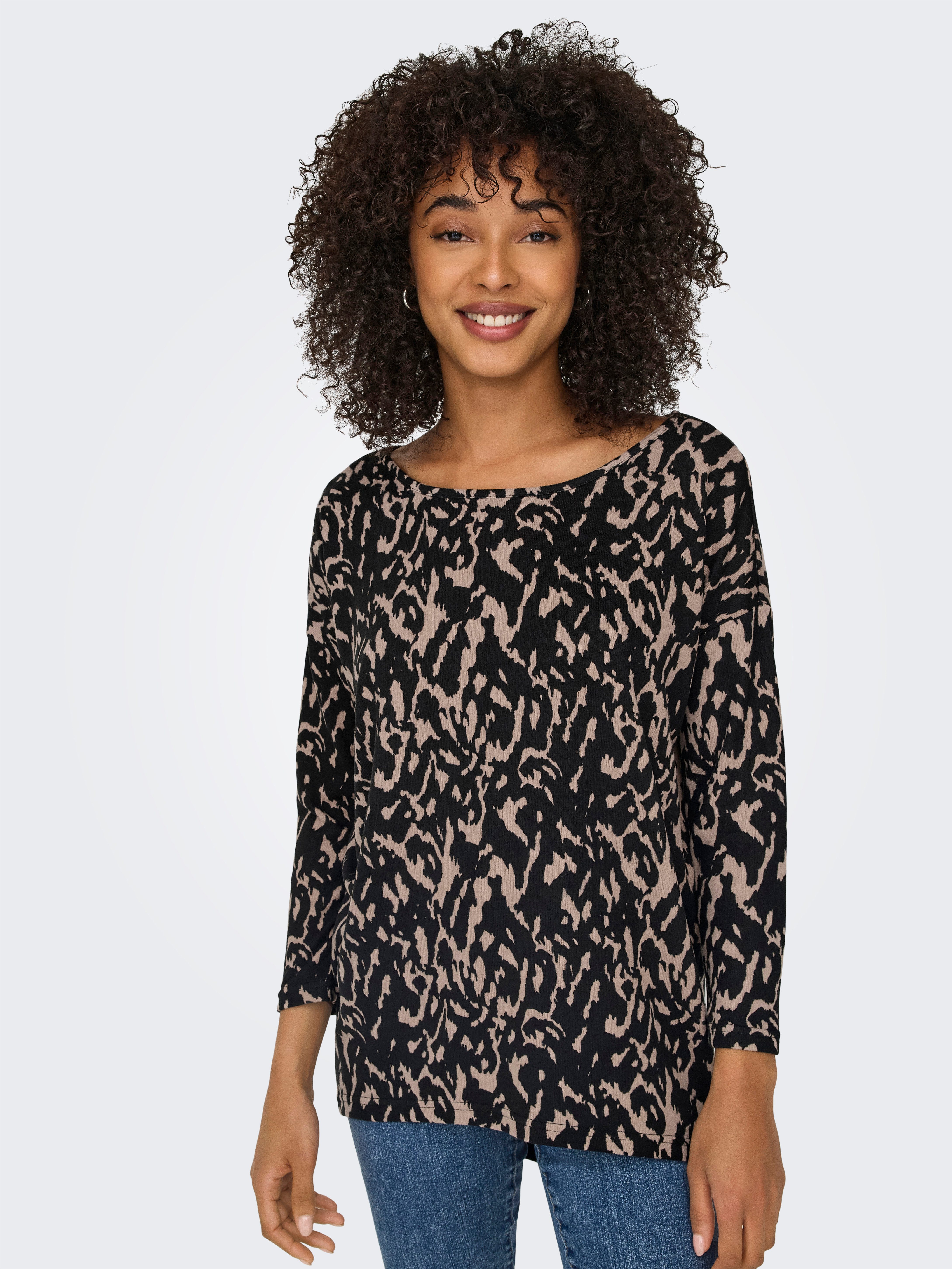 ONLY 3/4-Arm-Shirt ONLELCOS 4/5 AOP TOP günstig online kaufen