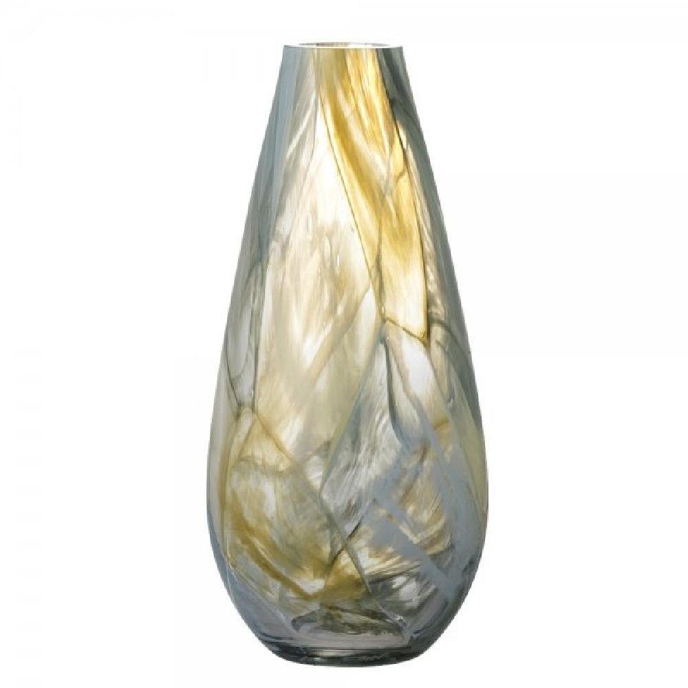 Bloomingville Dekovase Vase Lenoah Glas Gelb (11,5 x 25 cm)