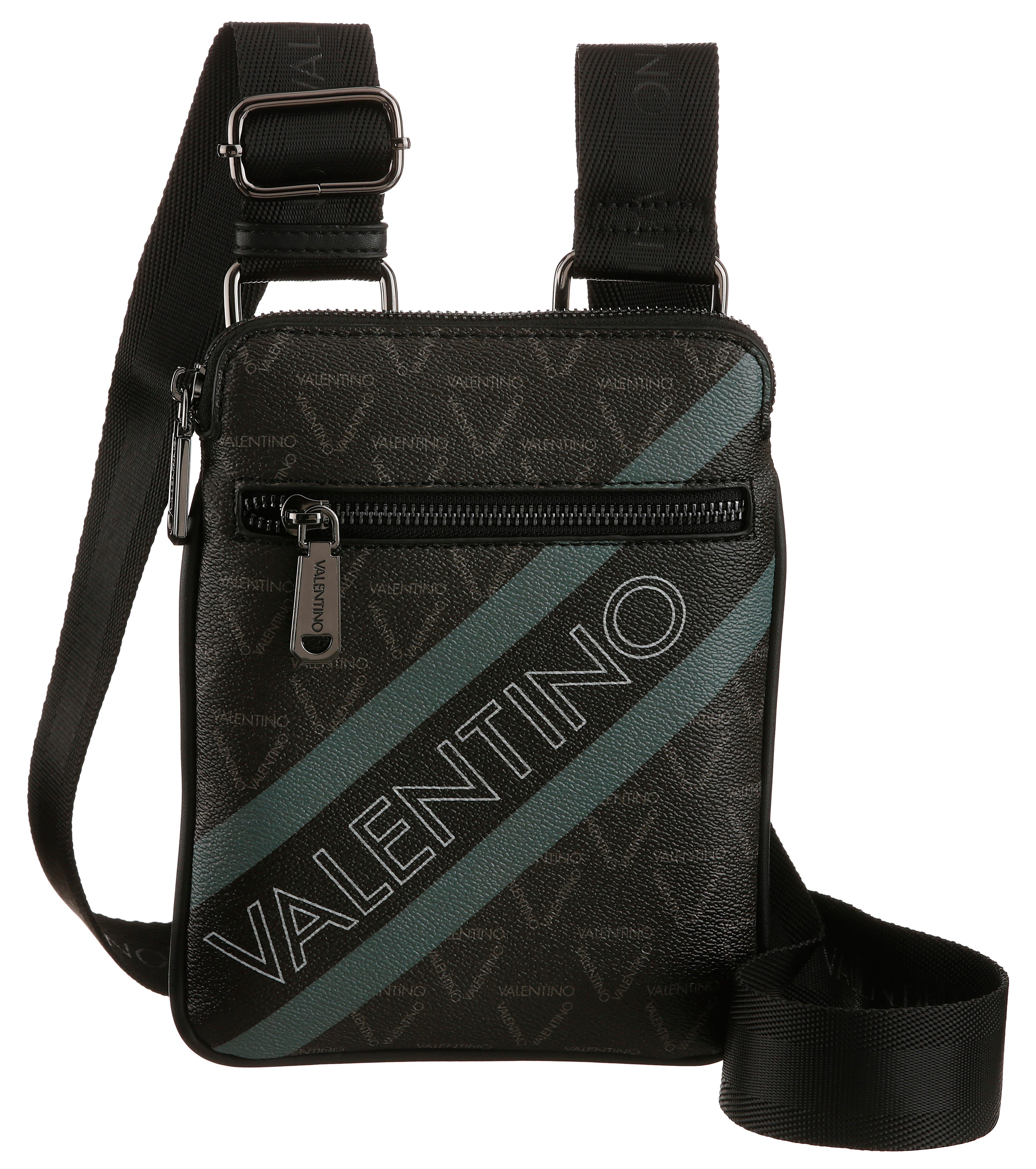 VALENTINO BAGS Umhängetasche ARON, mit Allover-Markenlogo schwarz