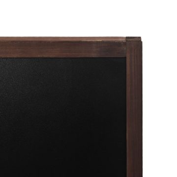 vidaXL Wandtafel Tafel Kundenstopper Doppelseitig Zedernholz Freistehend 40×60cm