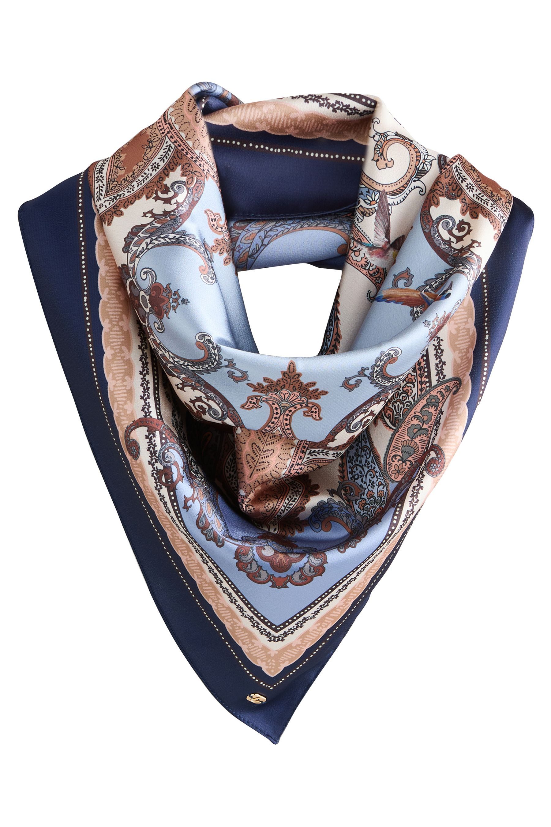 B by Ted Baker Schal B by Ted Baker eckiger Paisley-Schal aus Satin, (1-St)