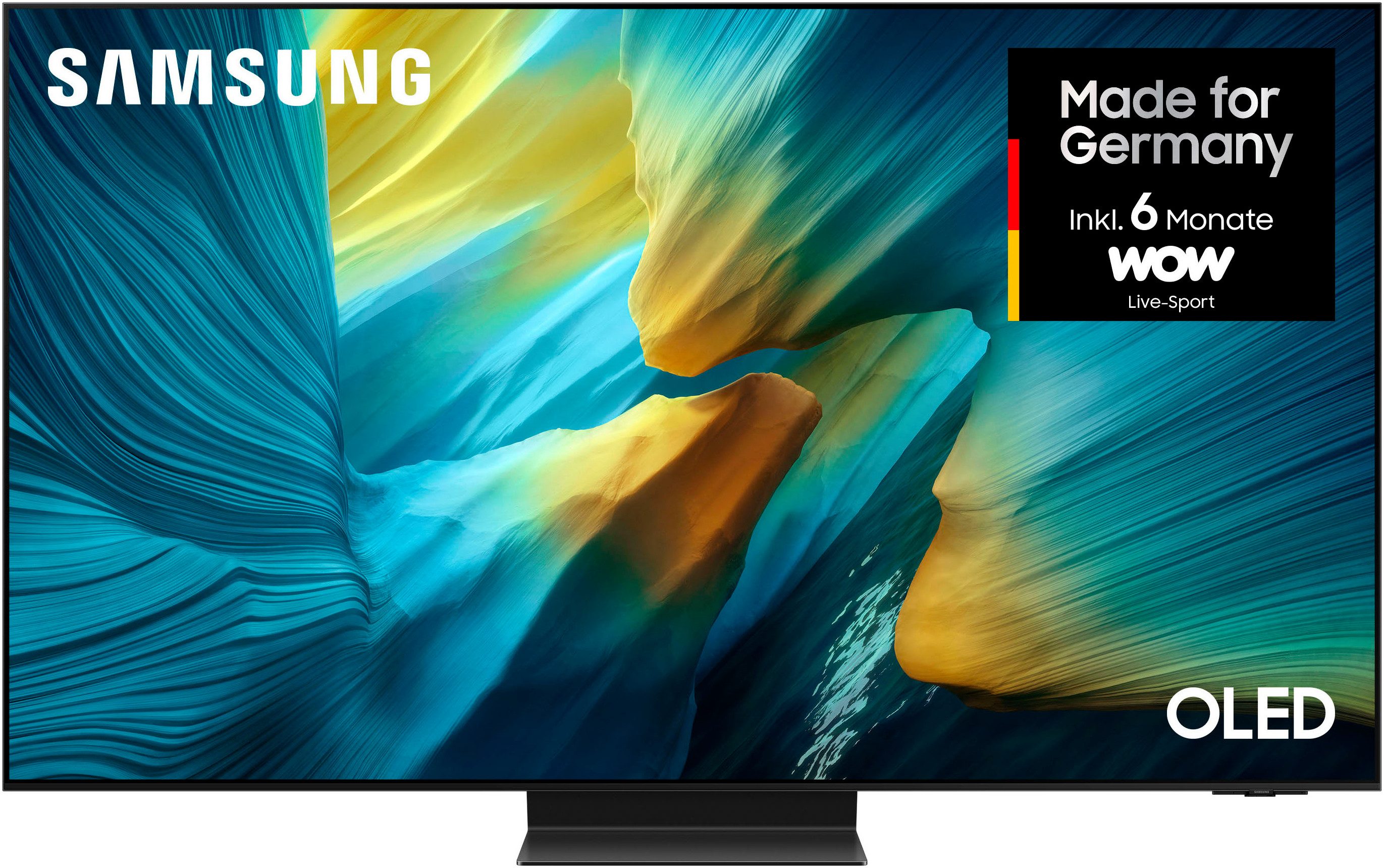 Samsung GQ77S95FAT OLED-Fernseher (195 cm/77 Zoll, 4K Ultra HD, Smart-TV, HDR Pro & Glare Free, Dolby Atmos & AI Sound, Gaming Hub, bis zu 165Hz)